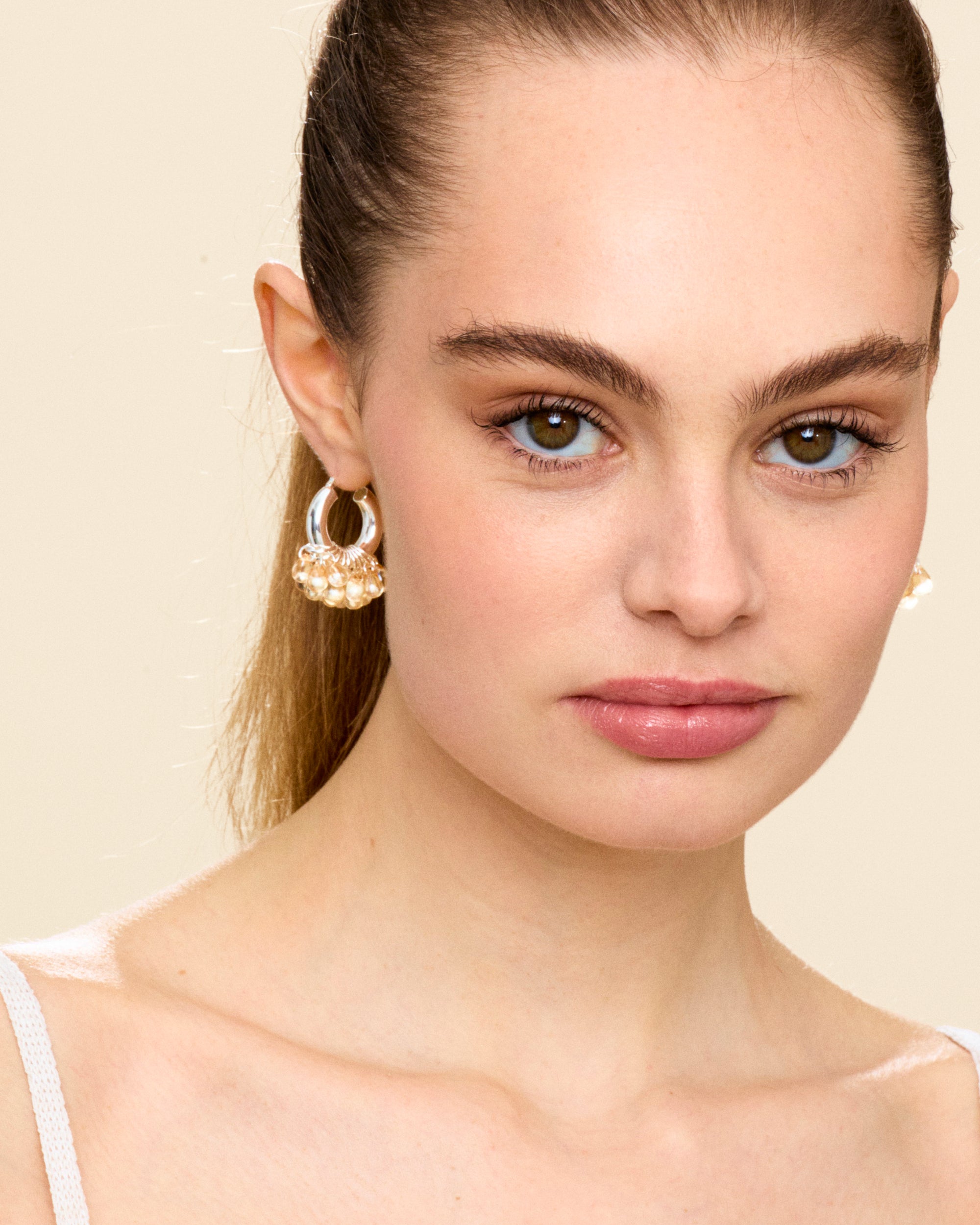 Cookie Dough Earrings in Silver