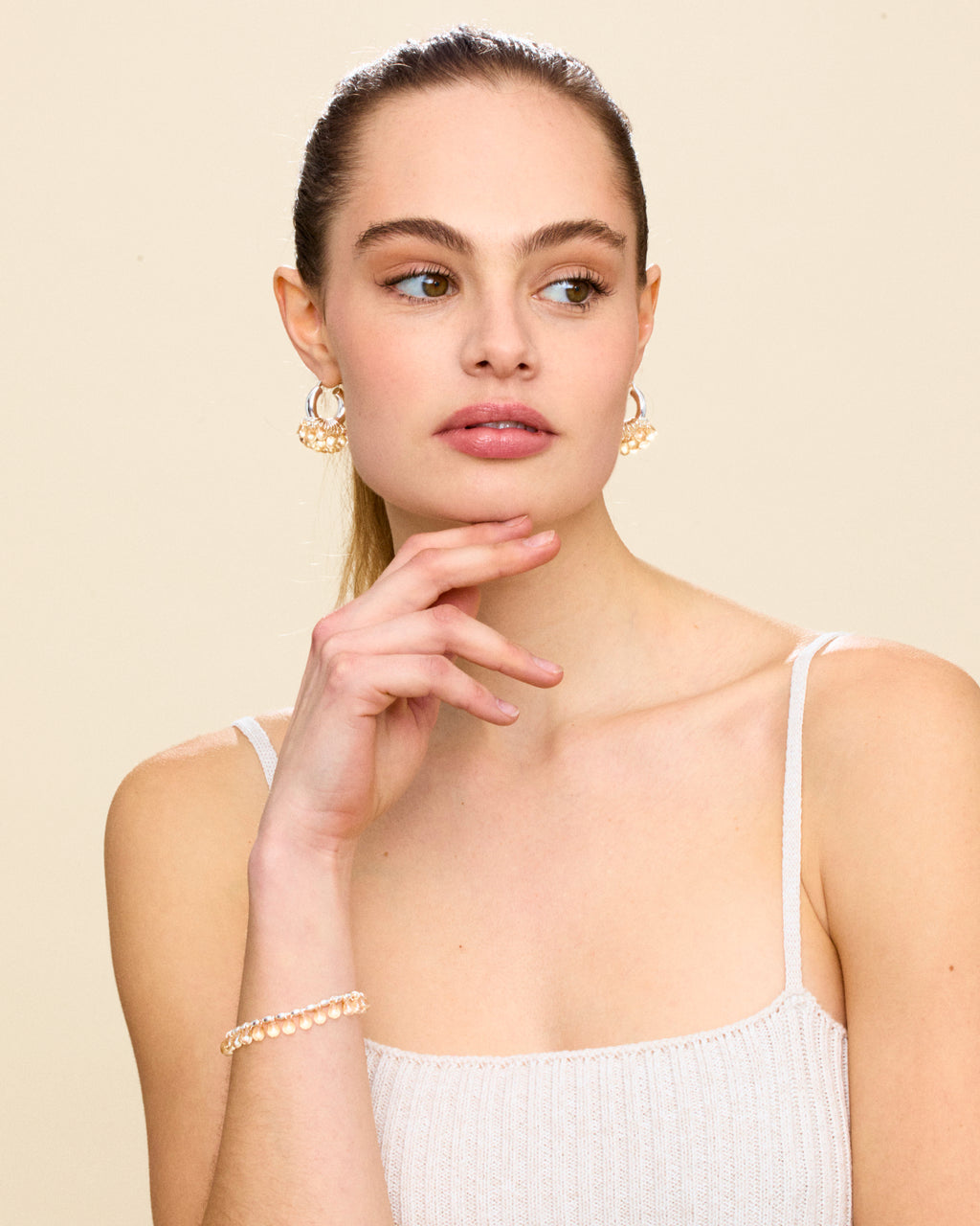 Cream Puff Bracelet in Silver