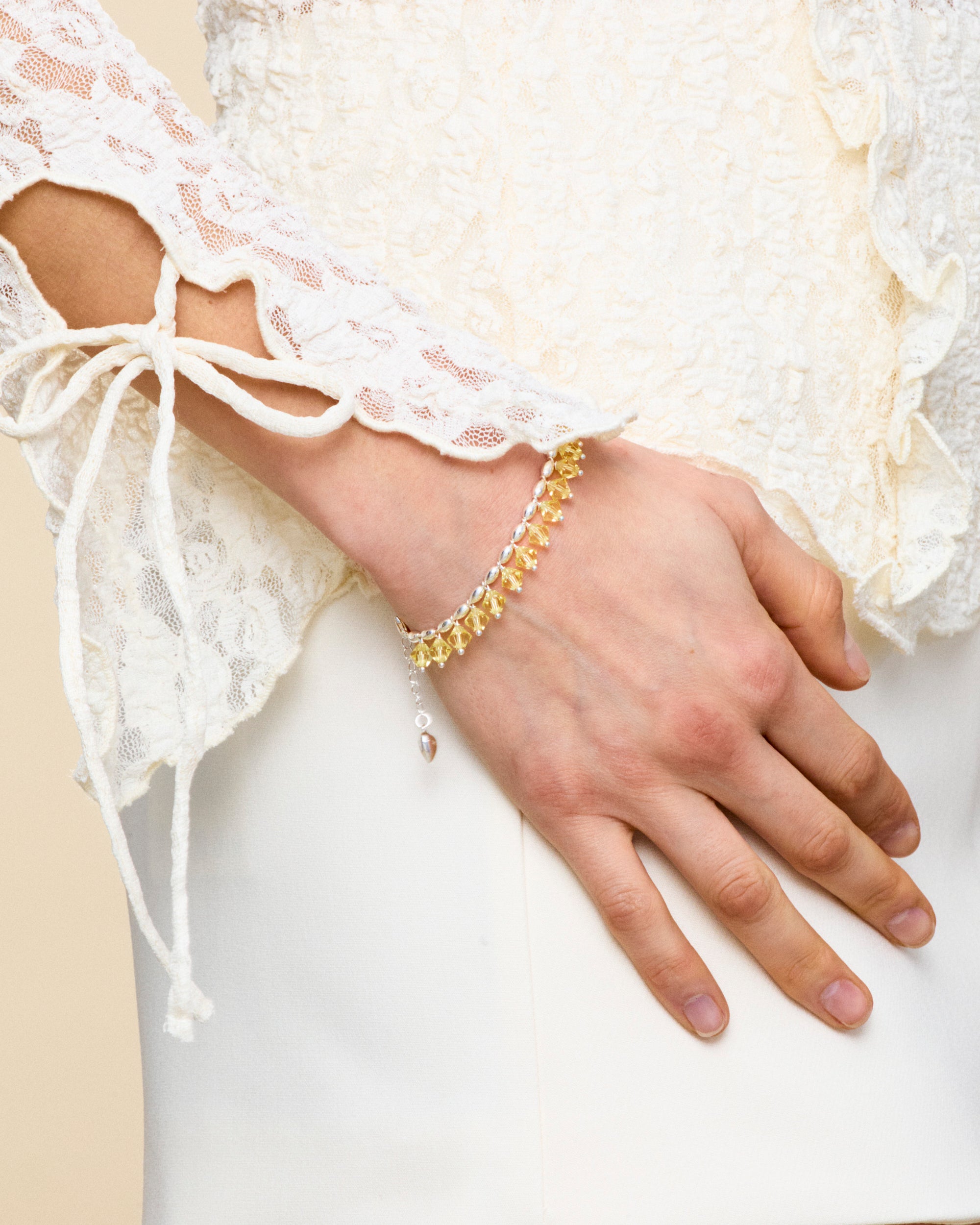 Fields of Gold Bracelet in Silver