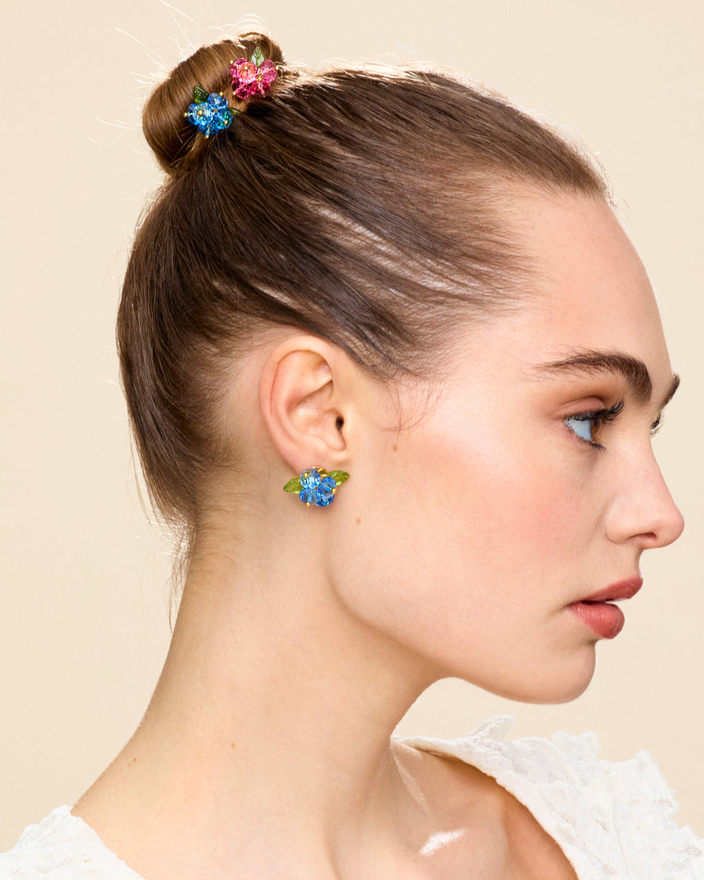Blueberry Romance Hair Pin