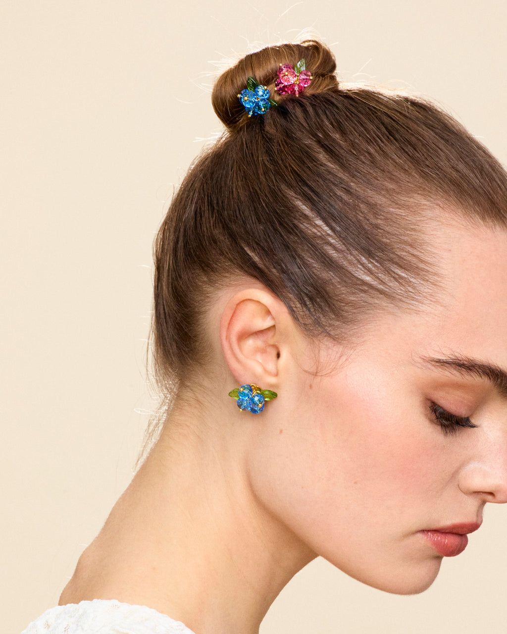 Blueberry Romance Hair Pin