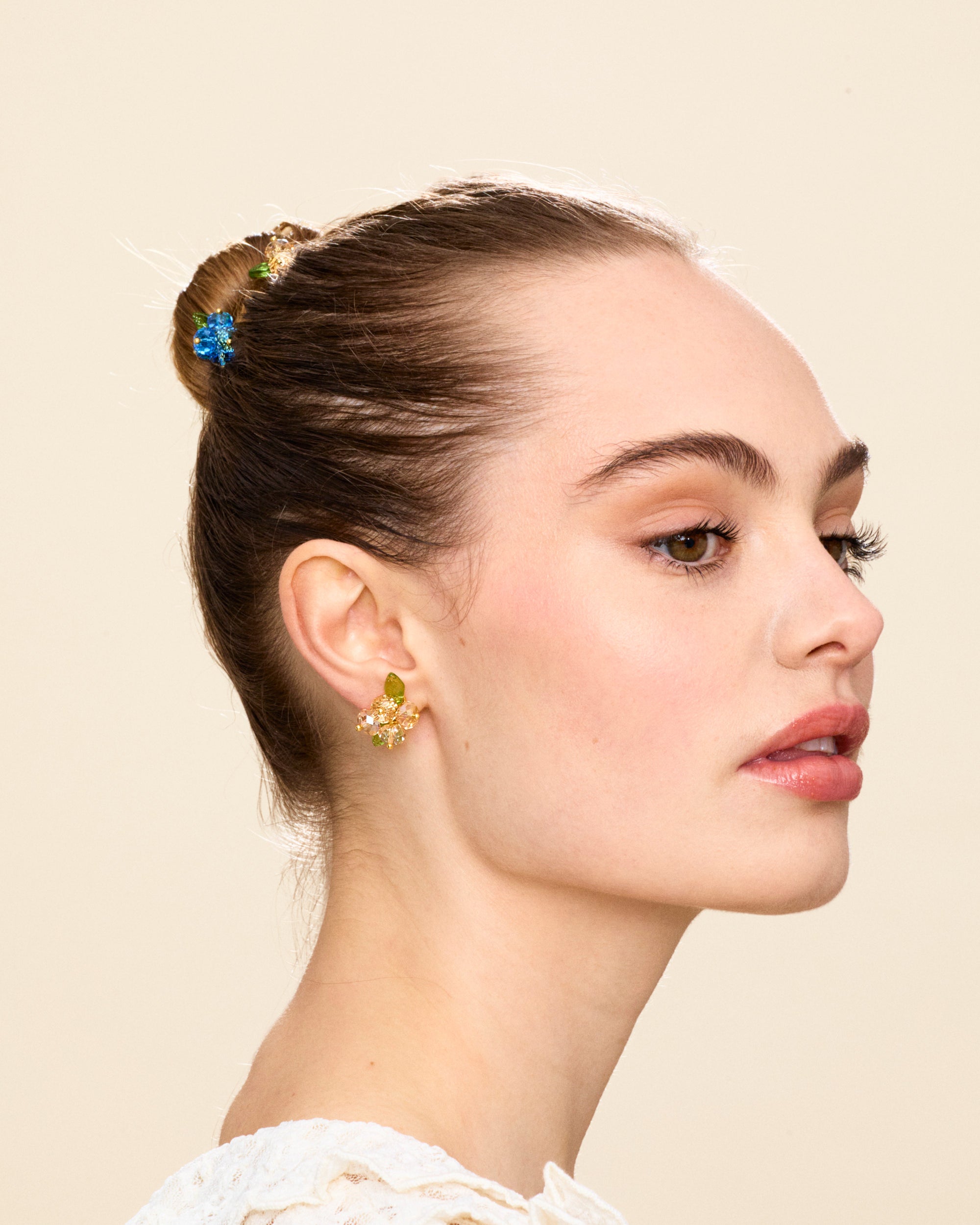 Blueberry Romance Hair Pin