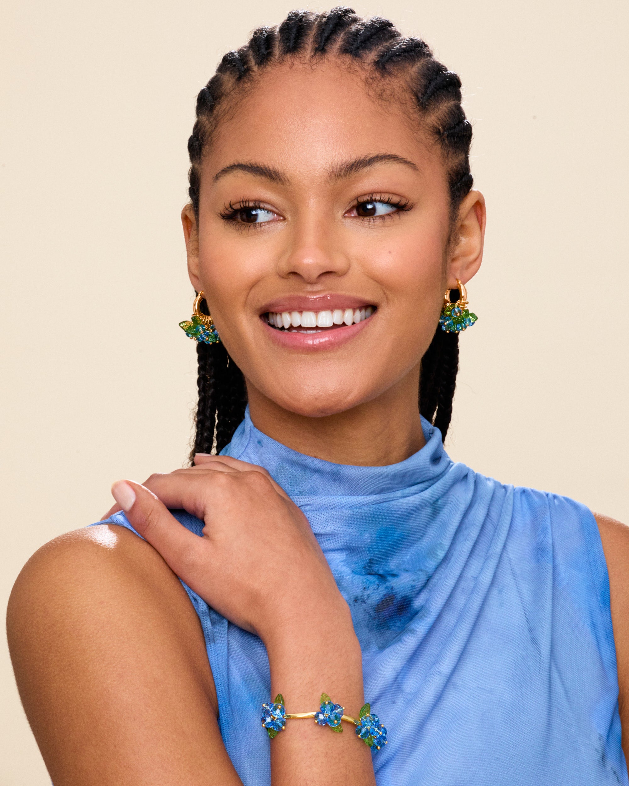 Mini Blueberry Fields Forever Earrings