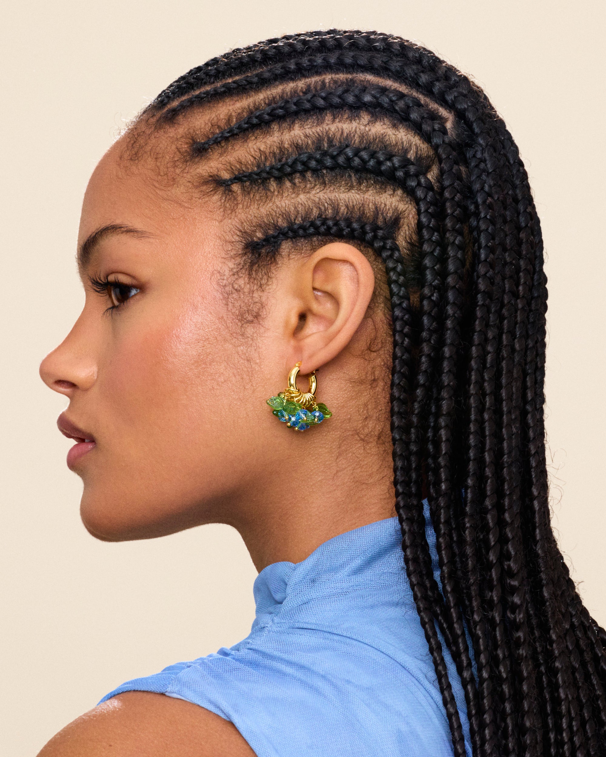 Mini Blueberry Fields Forever Earrings