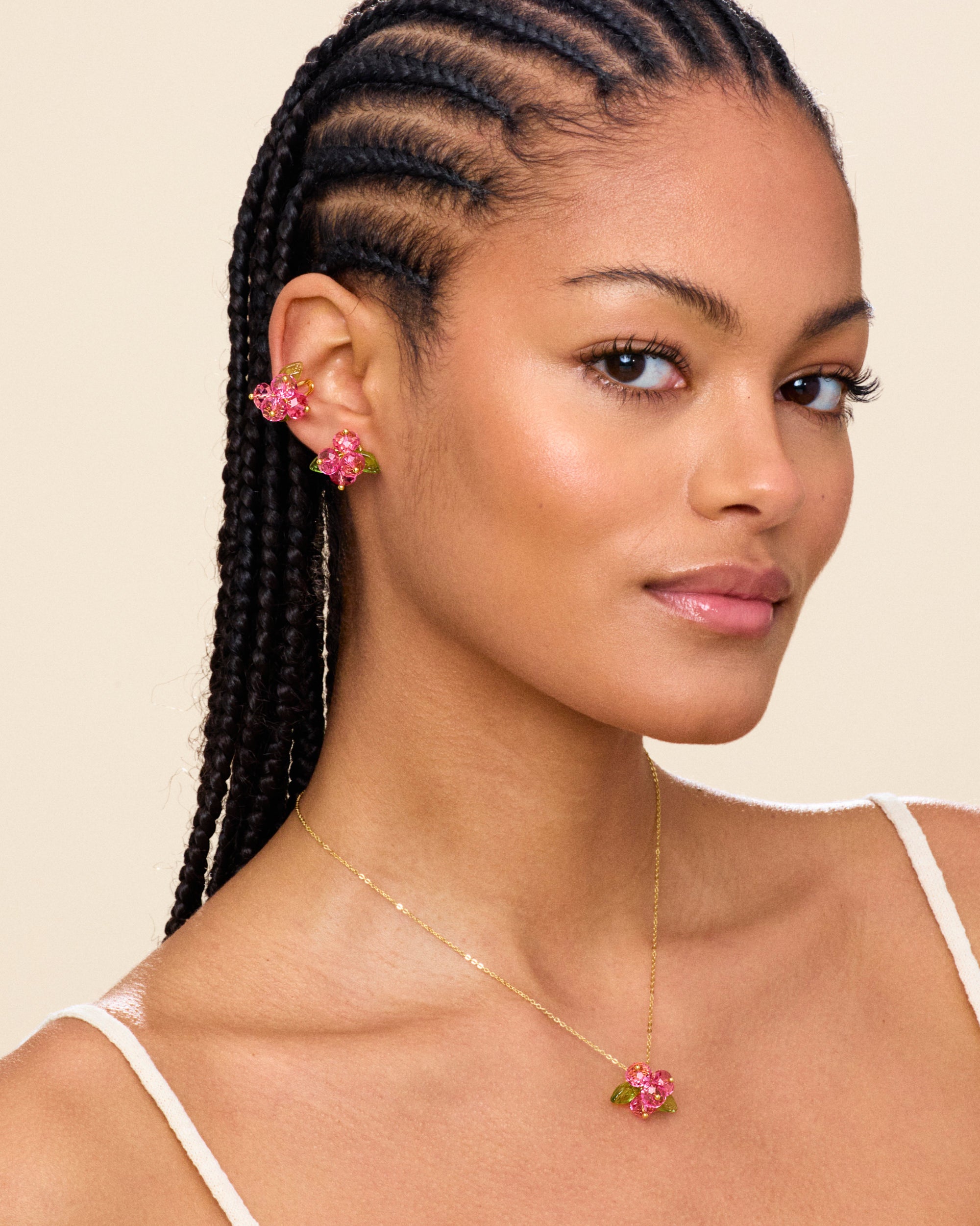 Rose Romance Earcuff