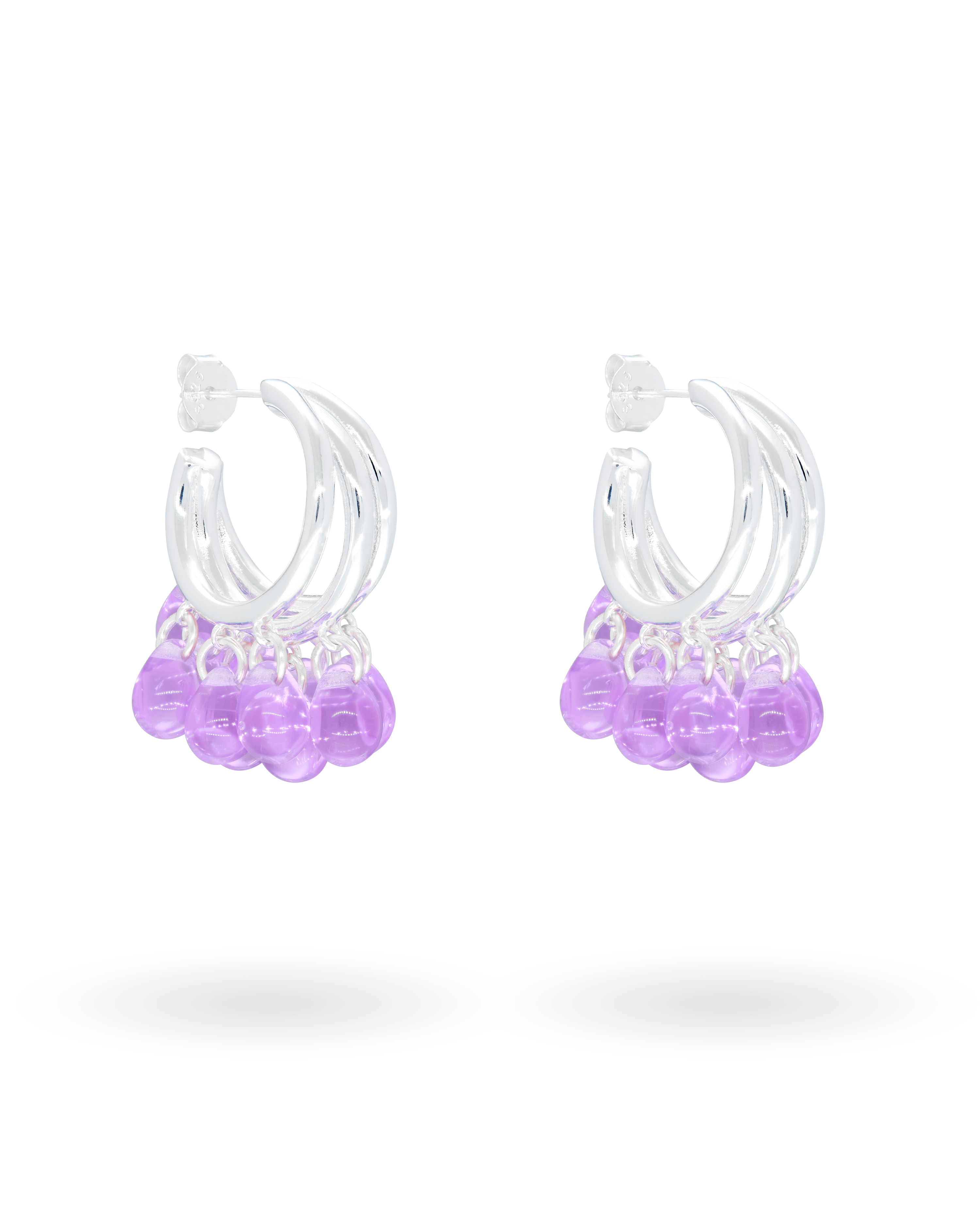 Amor Amor Earrings in Silver