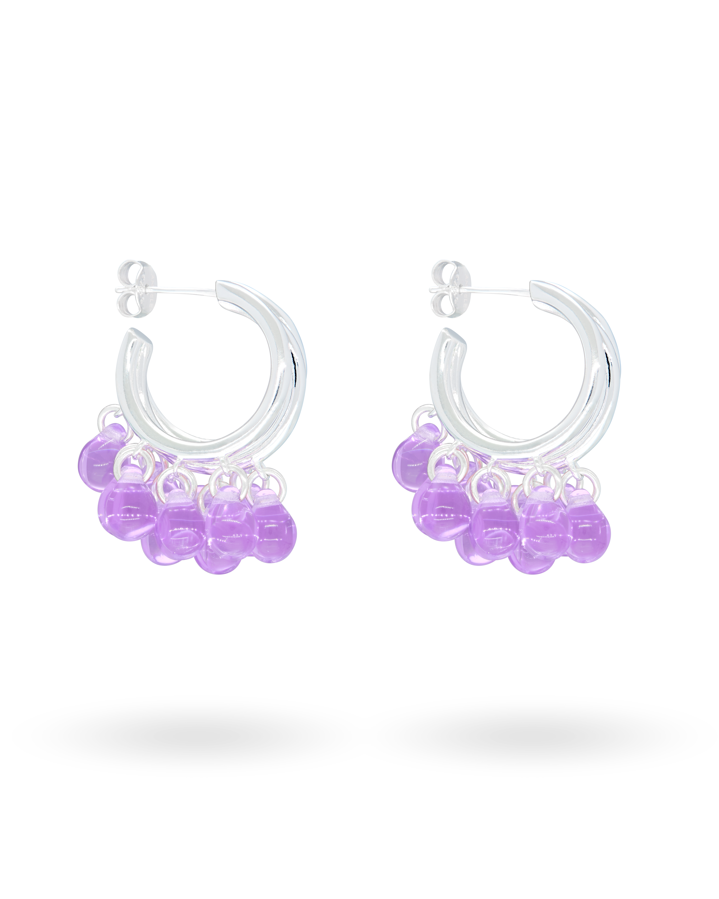 Amor Amor Earrings in Silver