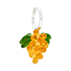 Apricot Jelly Earrings in Silver