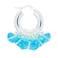 Aquarius Earrings in Silver