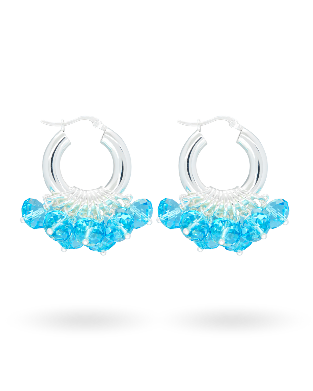 Aquarius Earrings in Silver