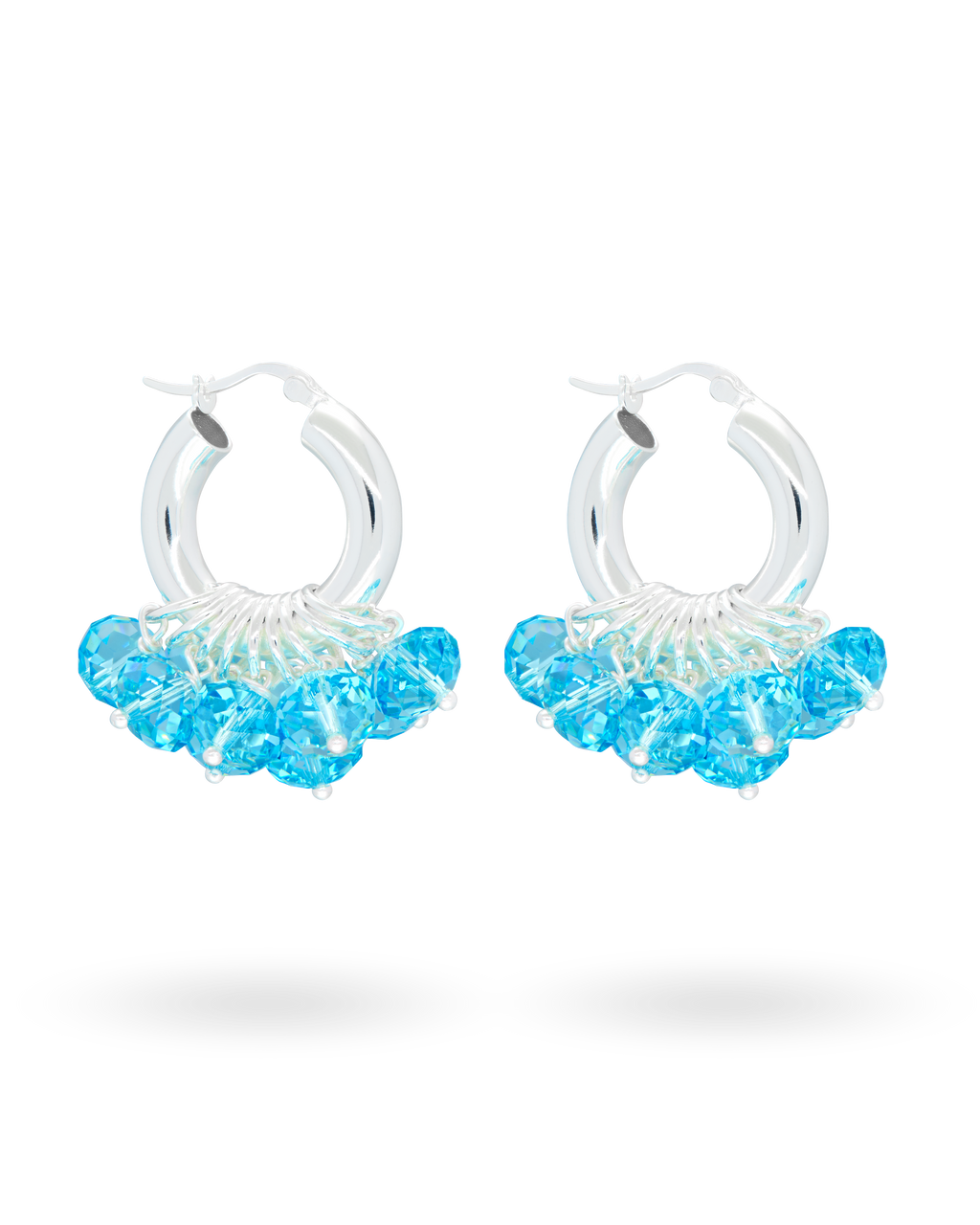 Aquarius Earrings in Silver