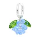 Mini Blueberry Jam Earrings in Silver