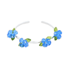 Blueberry Romance Bracelet in Silver