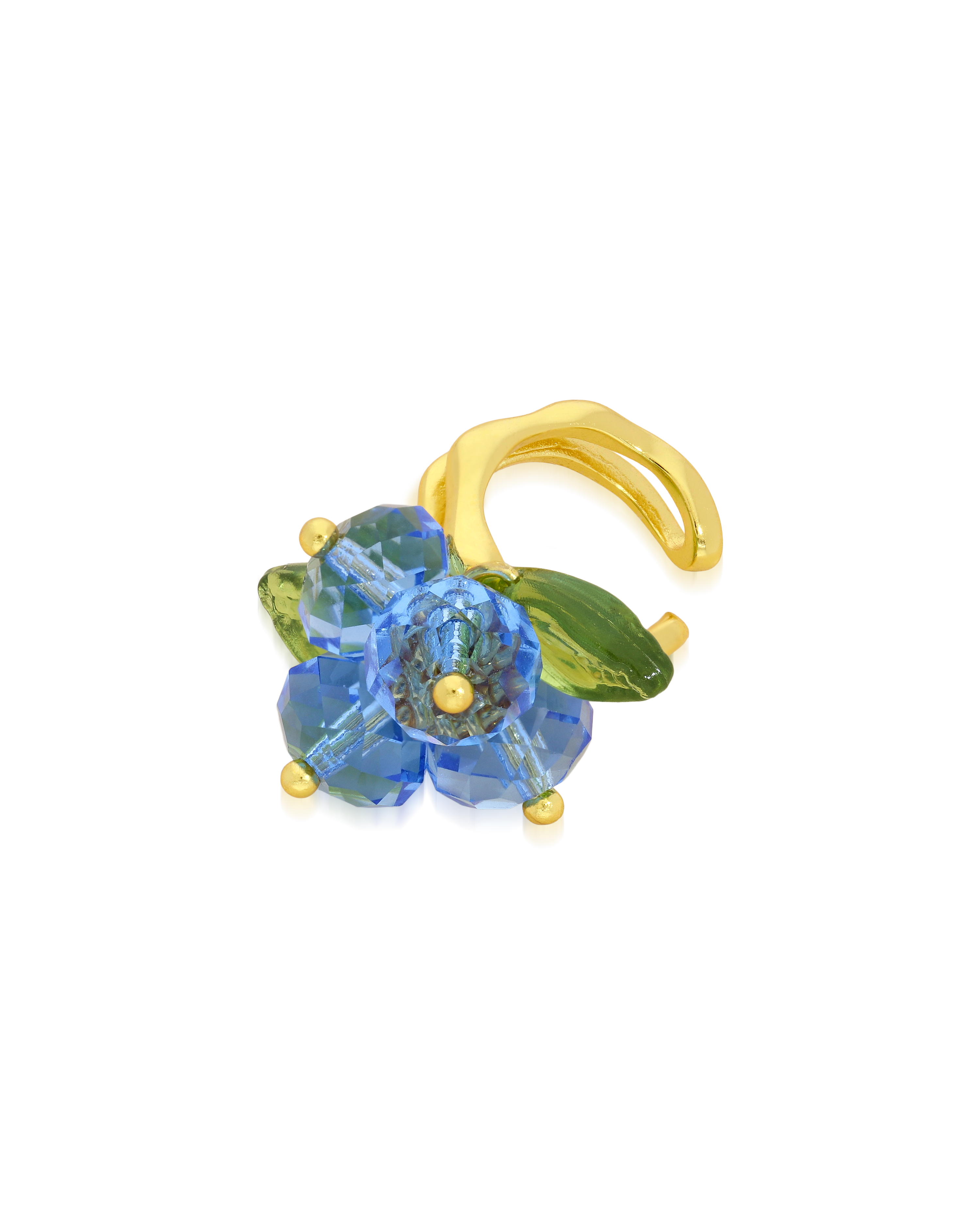 Blueberry Romance Earcuff