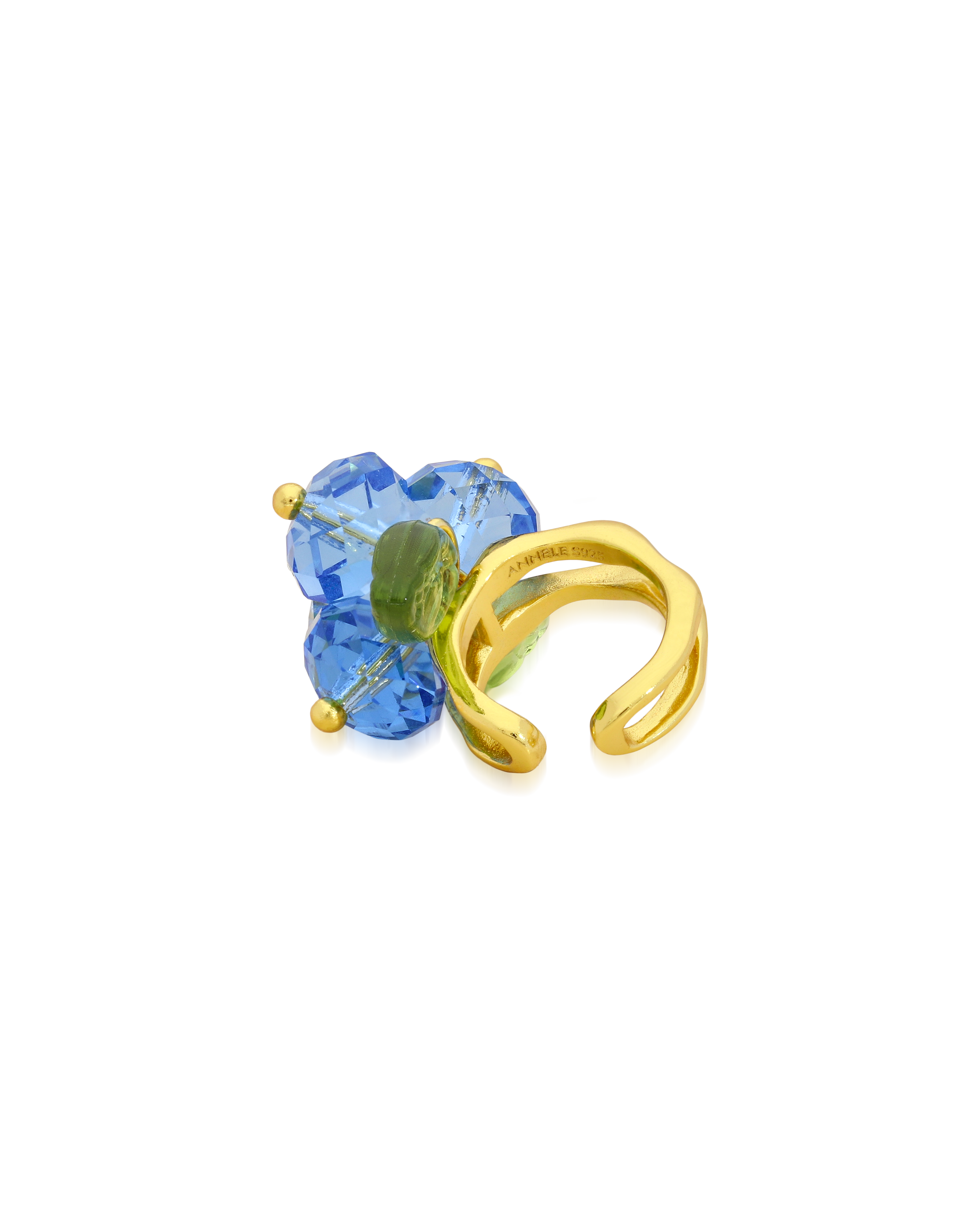 Blueberry Romance Earcuff