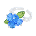 Blueberry Romance Ring in Silver