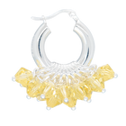Buttercream Buff Earrings in Silver