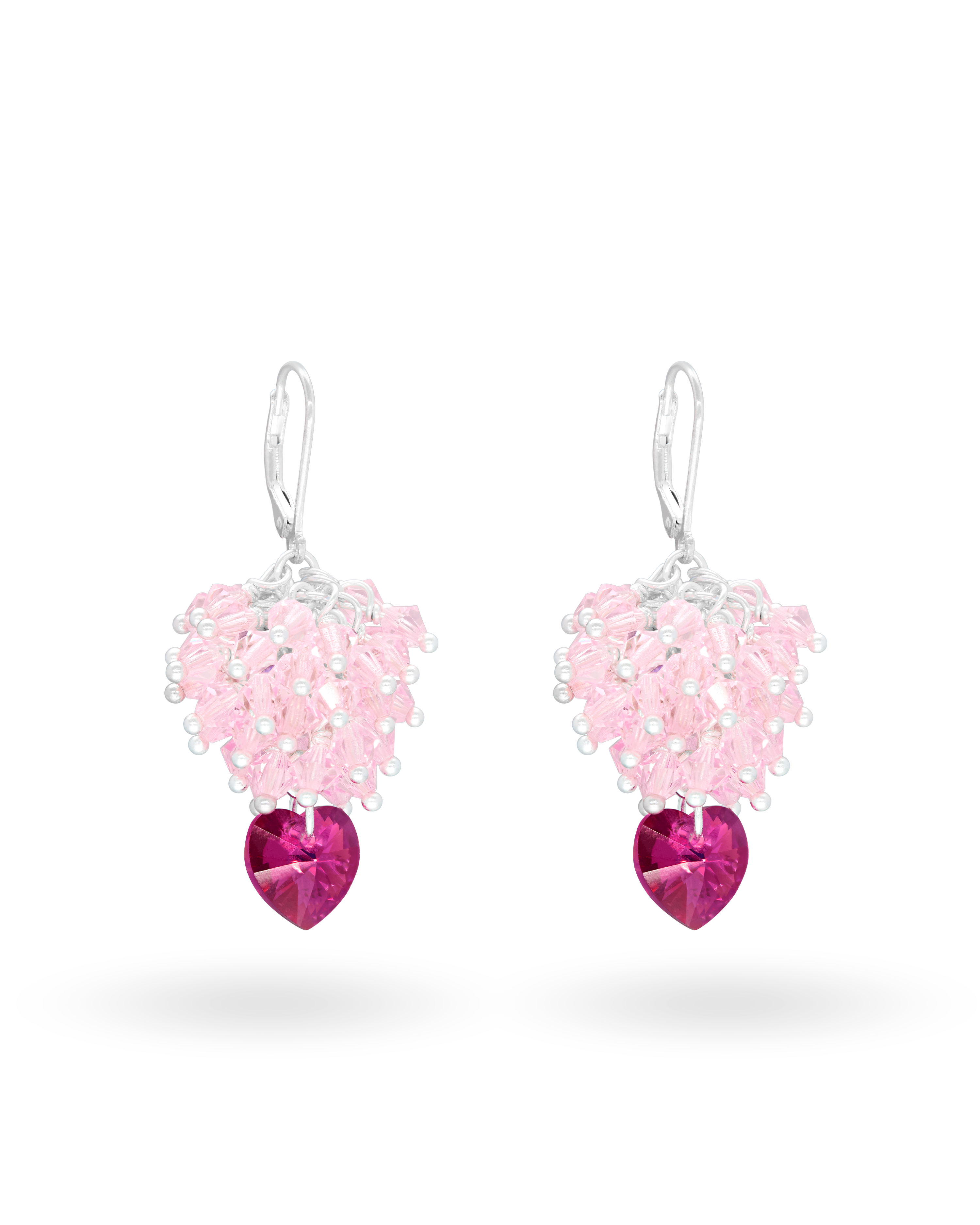 Candy Floss Earrings in Silver