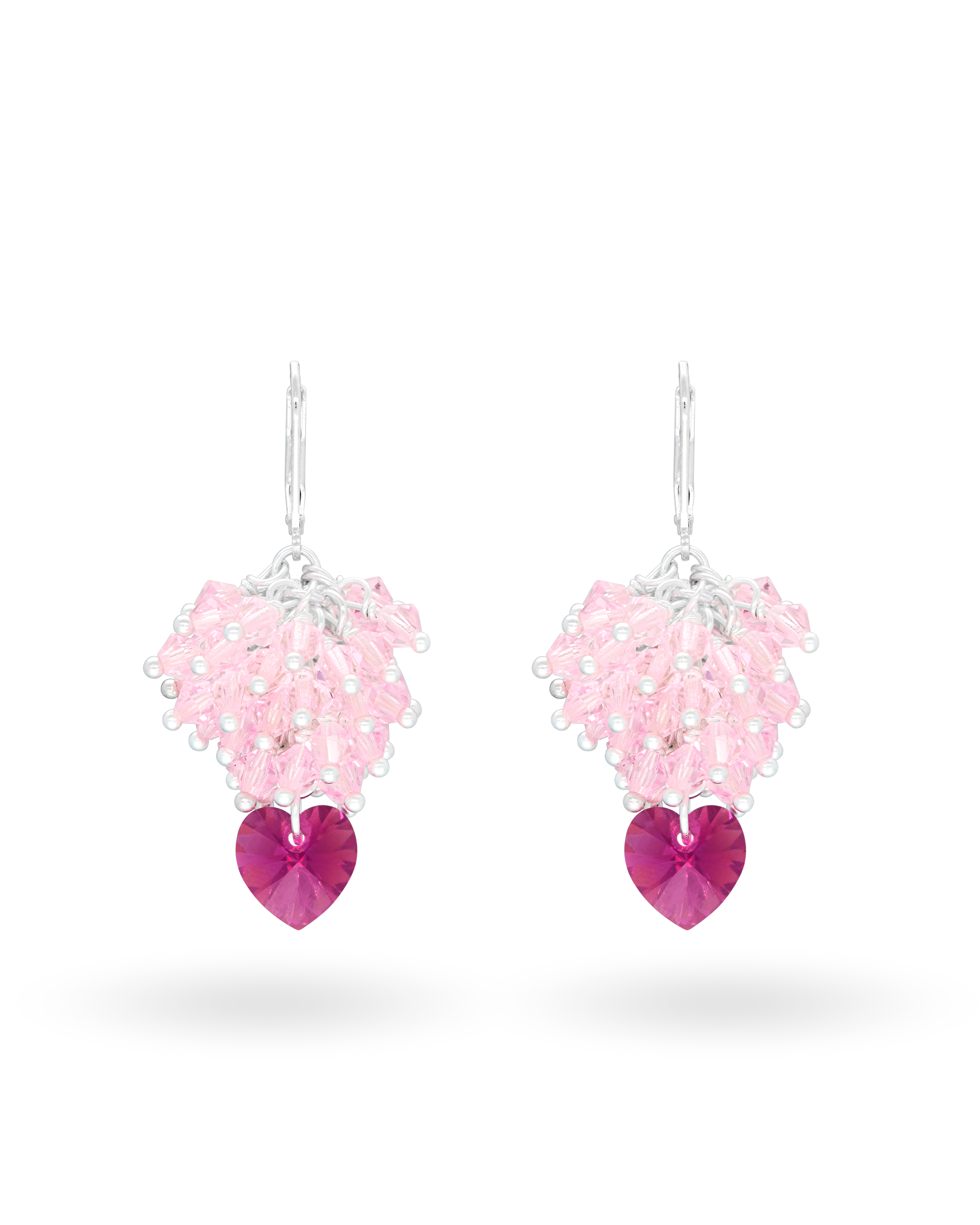 Candy Floss Earrings in Silver