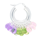 Candy Girl Earrings in Silver
