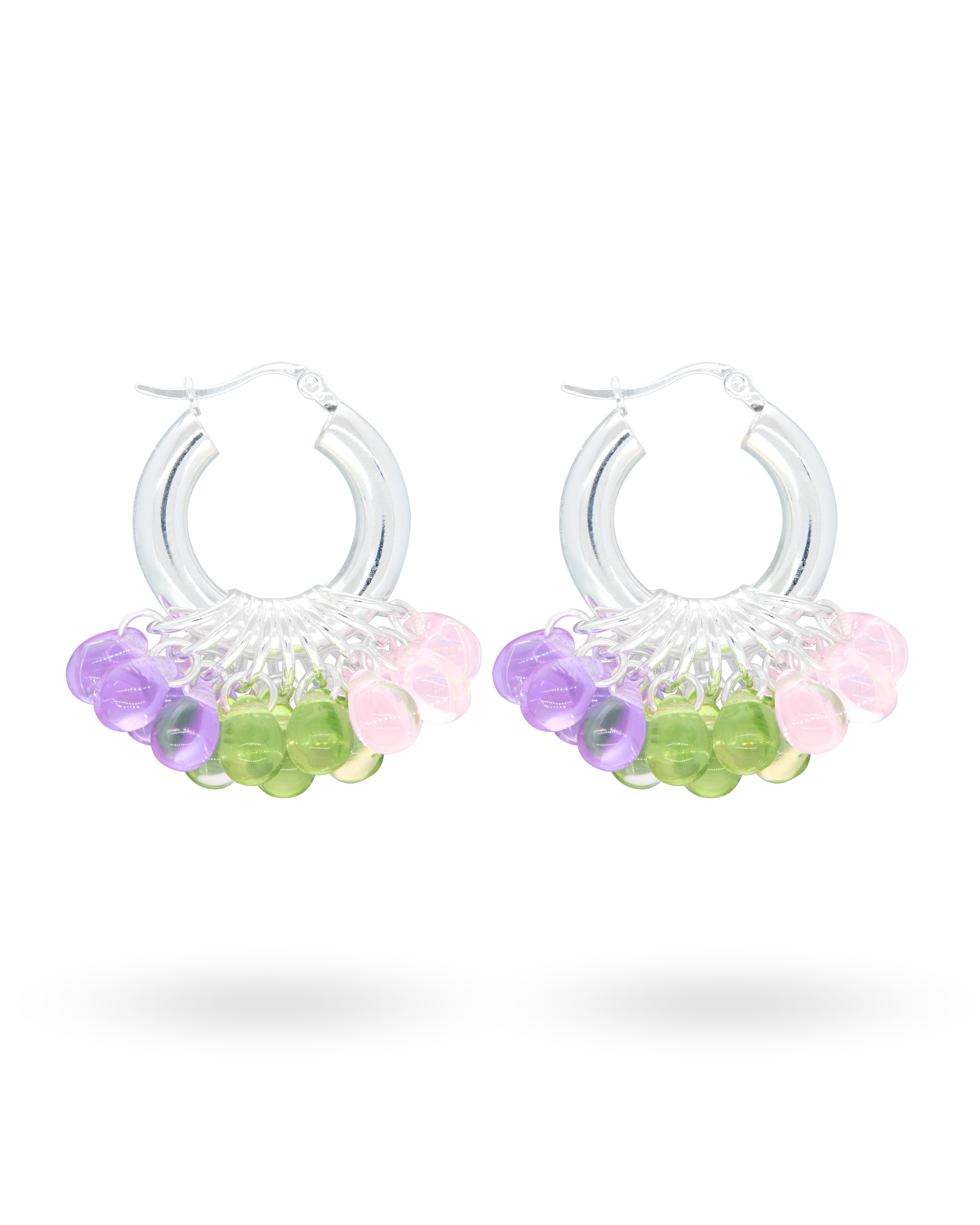 Candy Girl Earrings in Silver