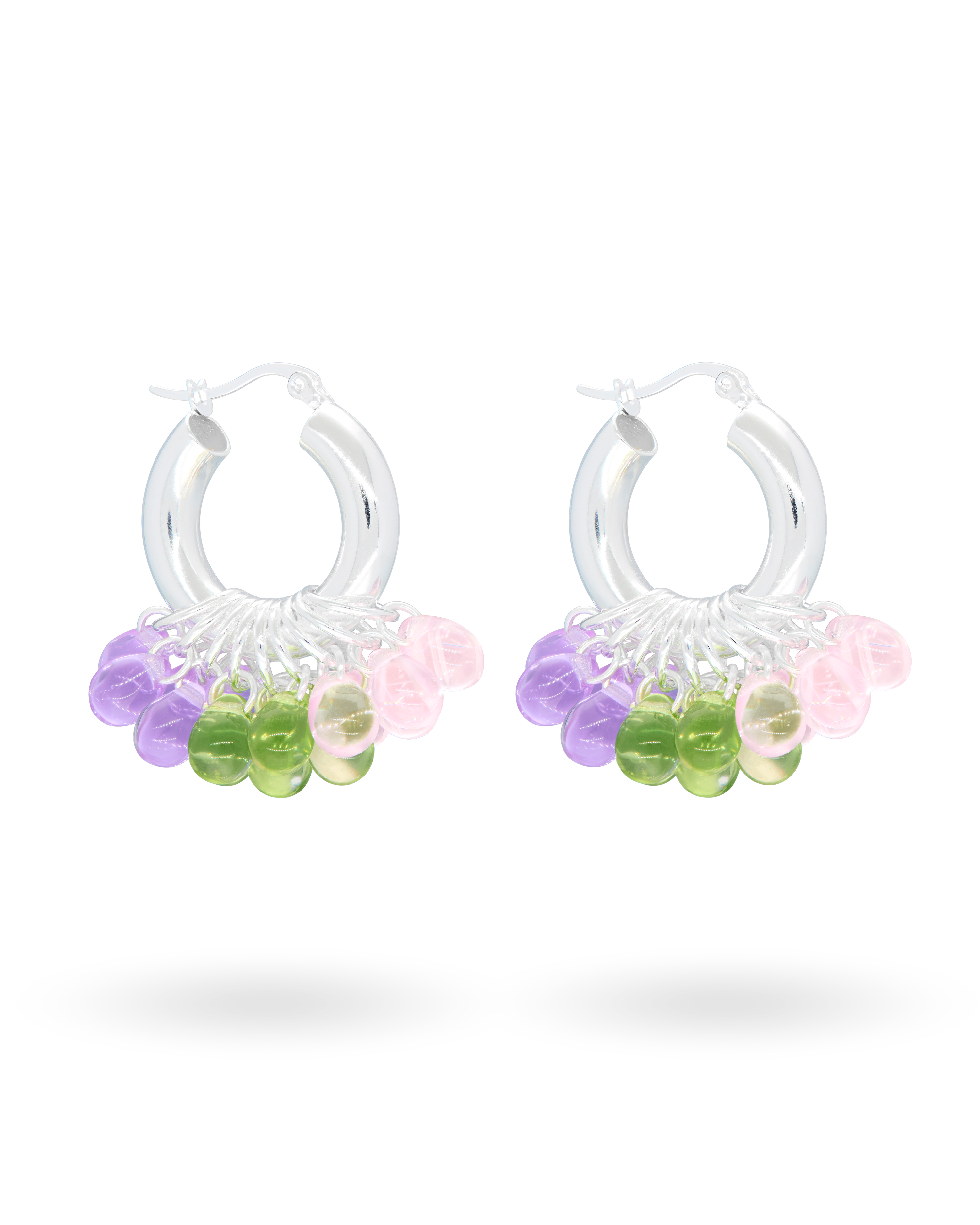 Candy Girl Earrings in Silver