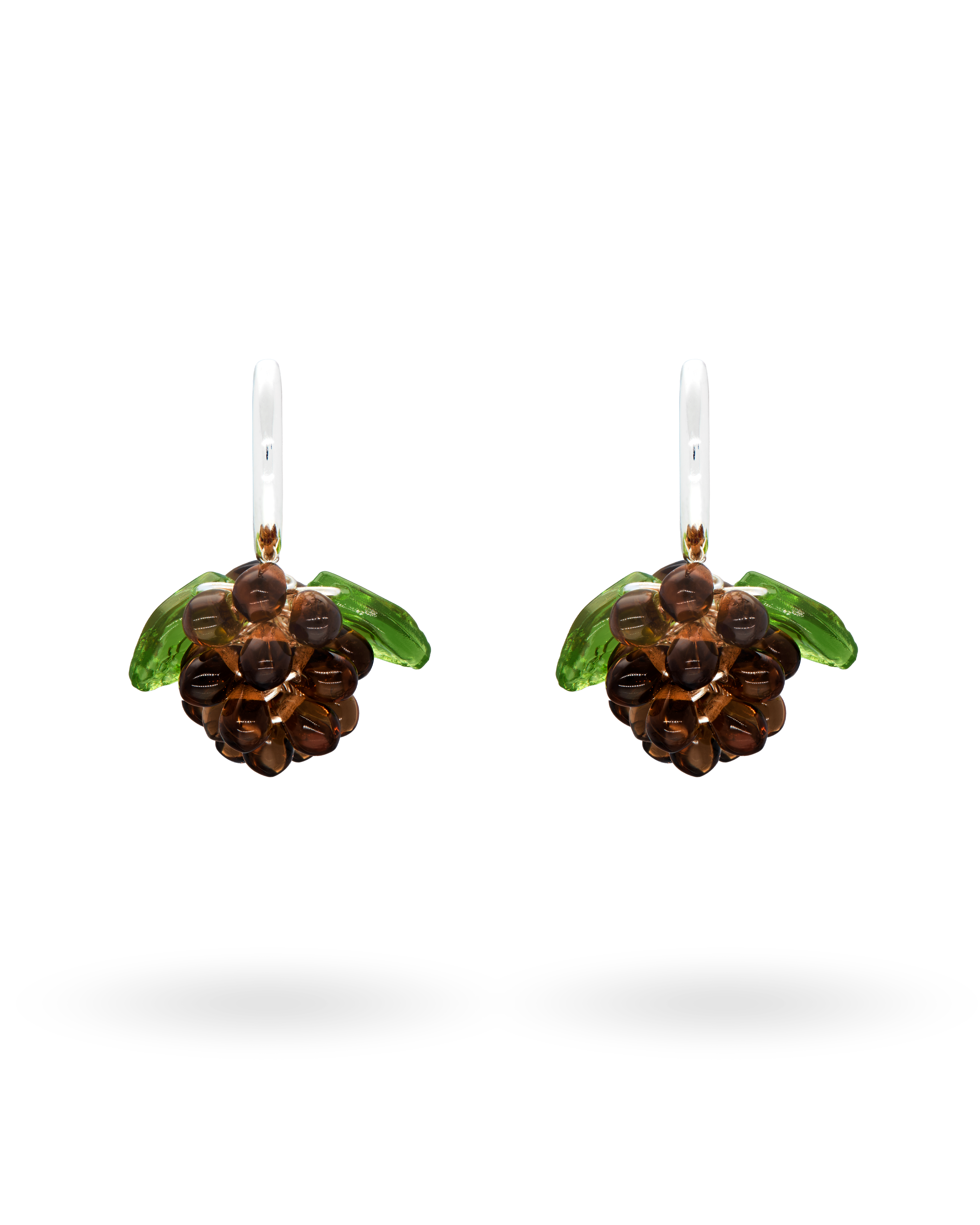 Mini Choco Jam Earrings in Silver