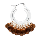 Choco Pops Earrings in Silver
