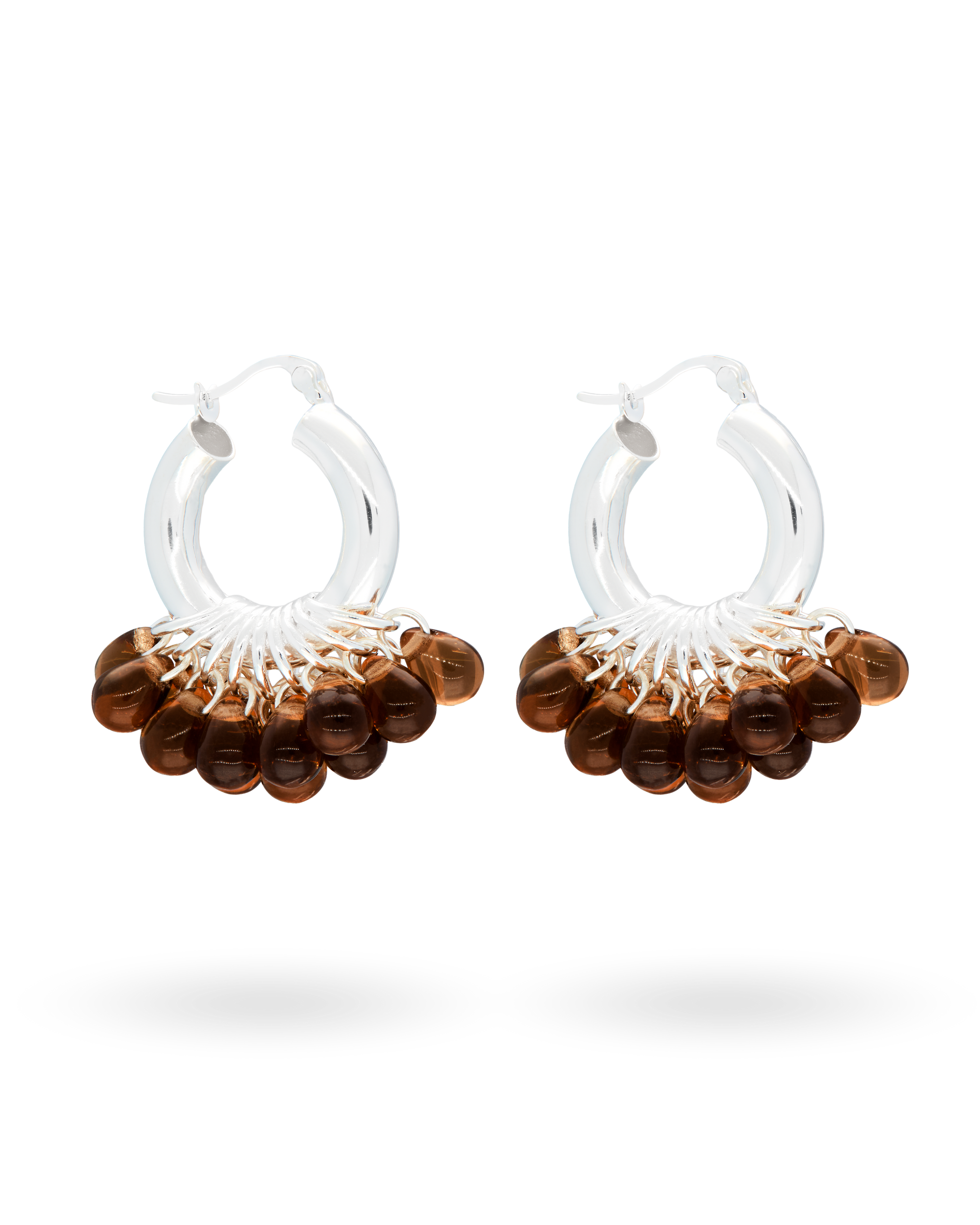 Choco Pops Earrings in Silver