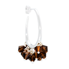 Choco Whip Earrings in Silver