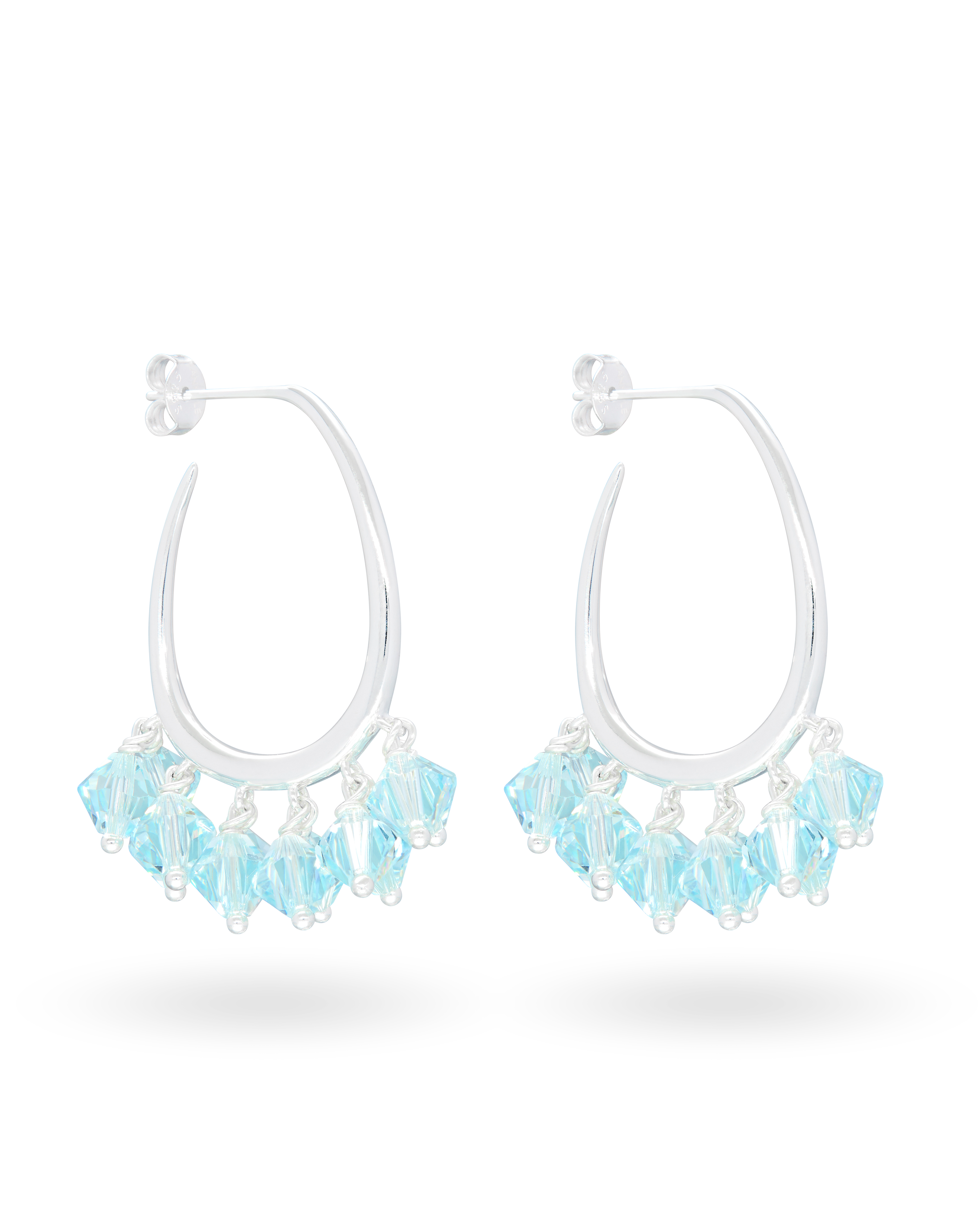 Cloud Couture Earrings in Silver