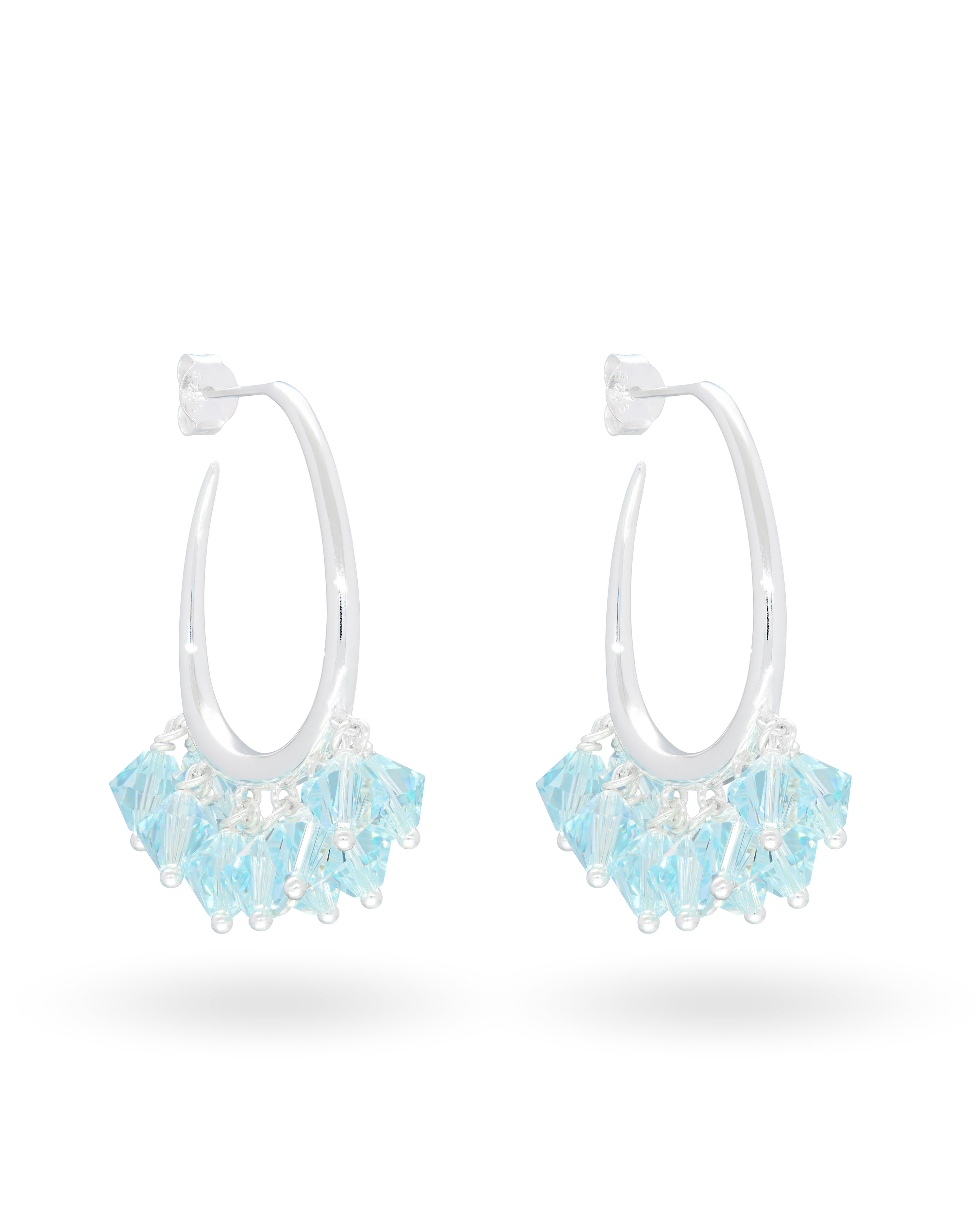 Cloud Couture Earrings in Silver