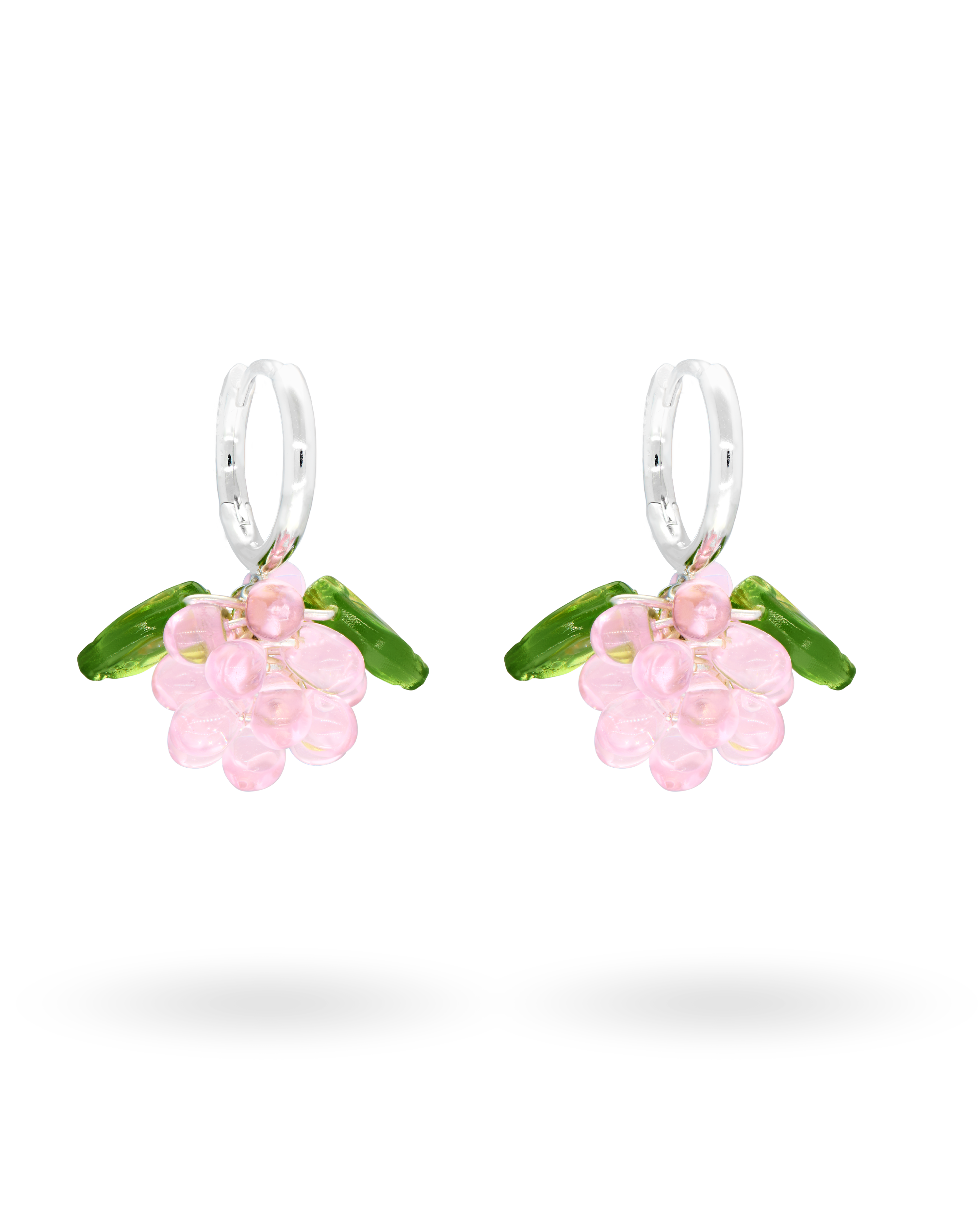 Mini Cupcake Jam Earrings in Silver