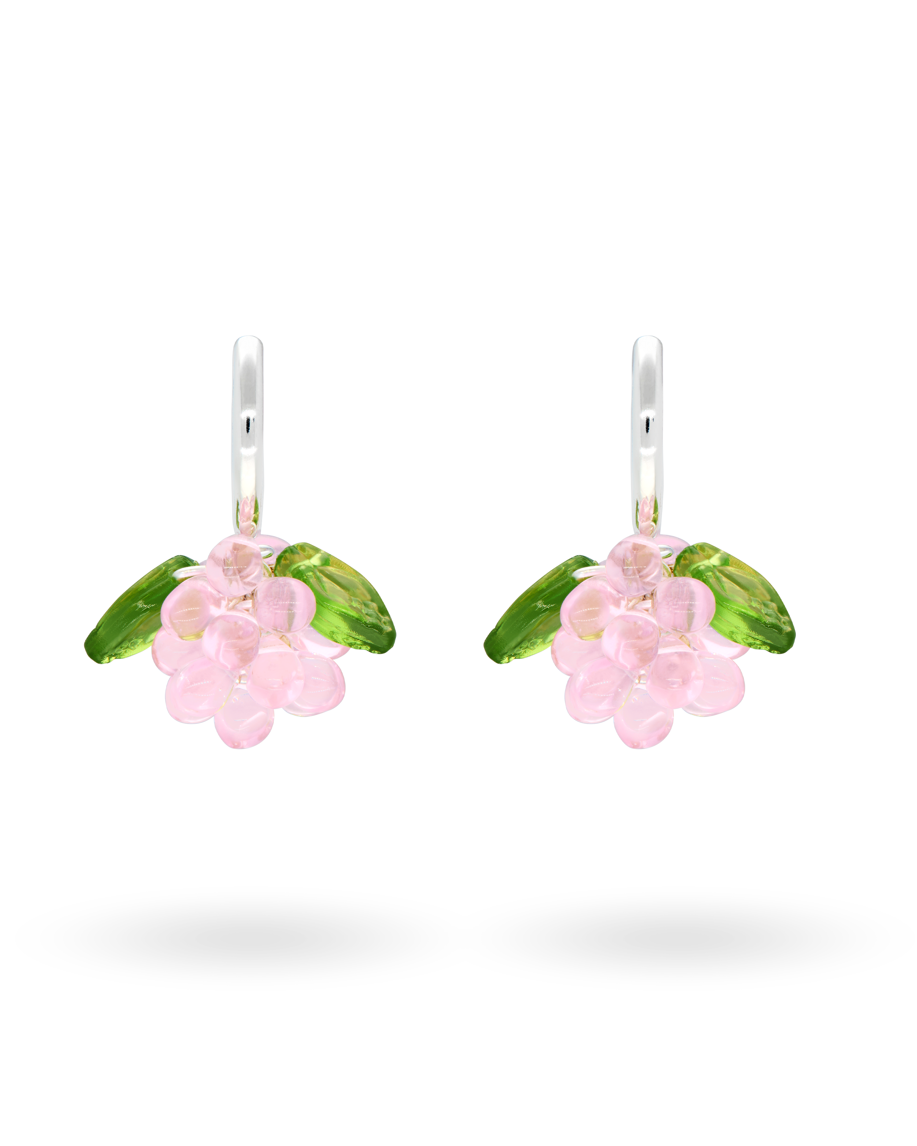 Mini Cupcake Jam Earrings in Silver