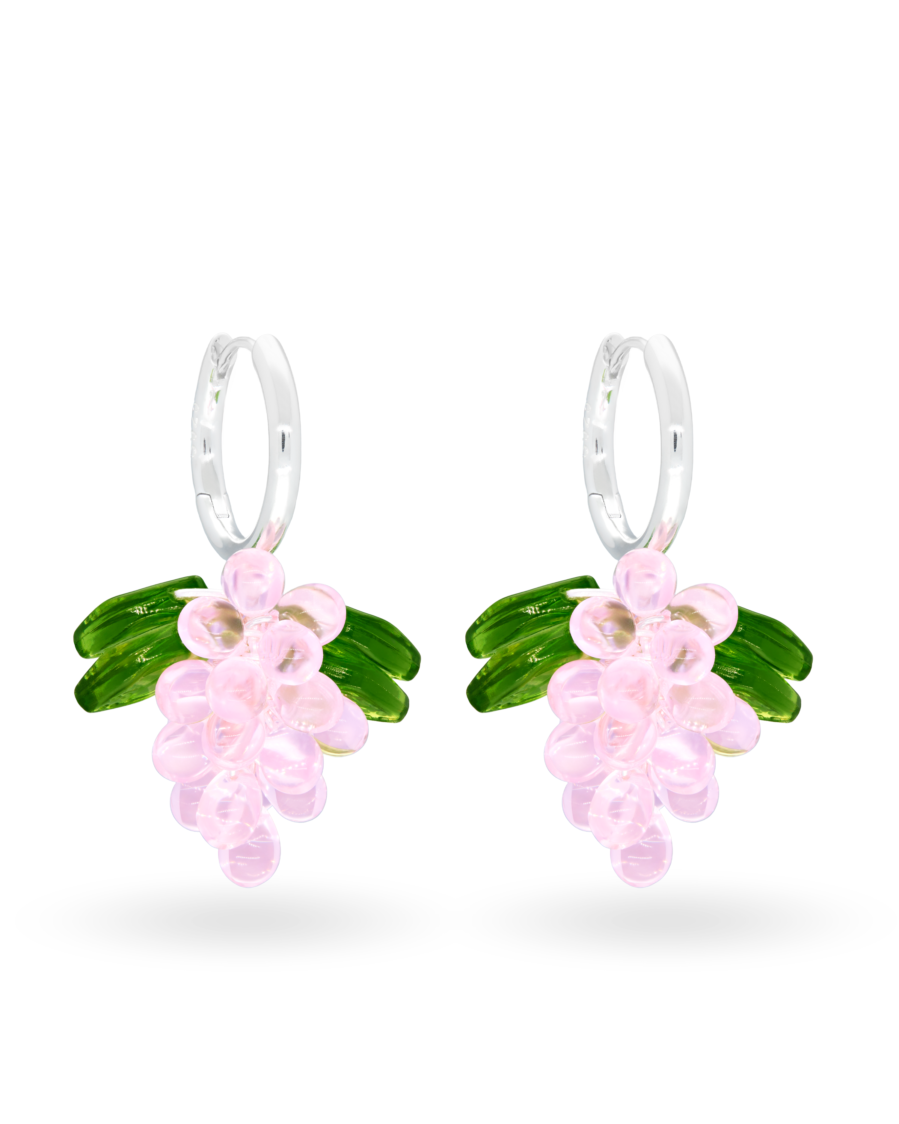 Cupcake Jelly Earrings in Silver