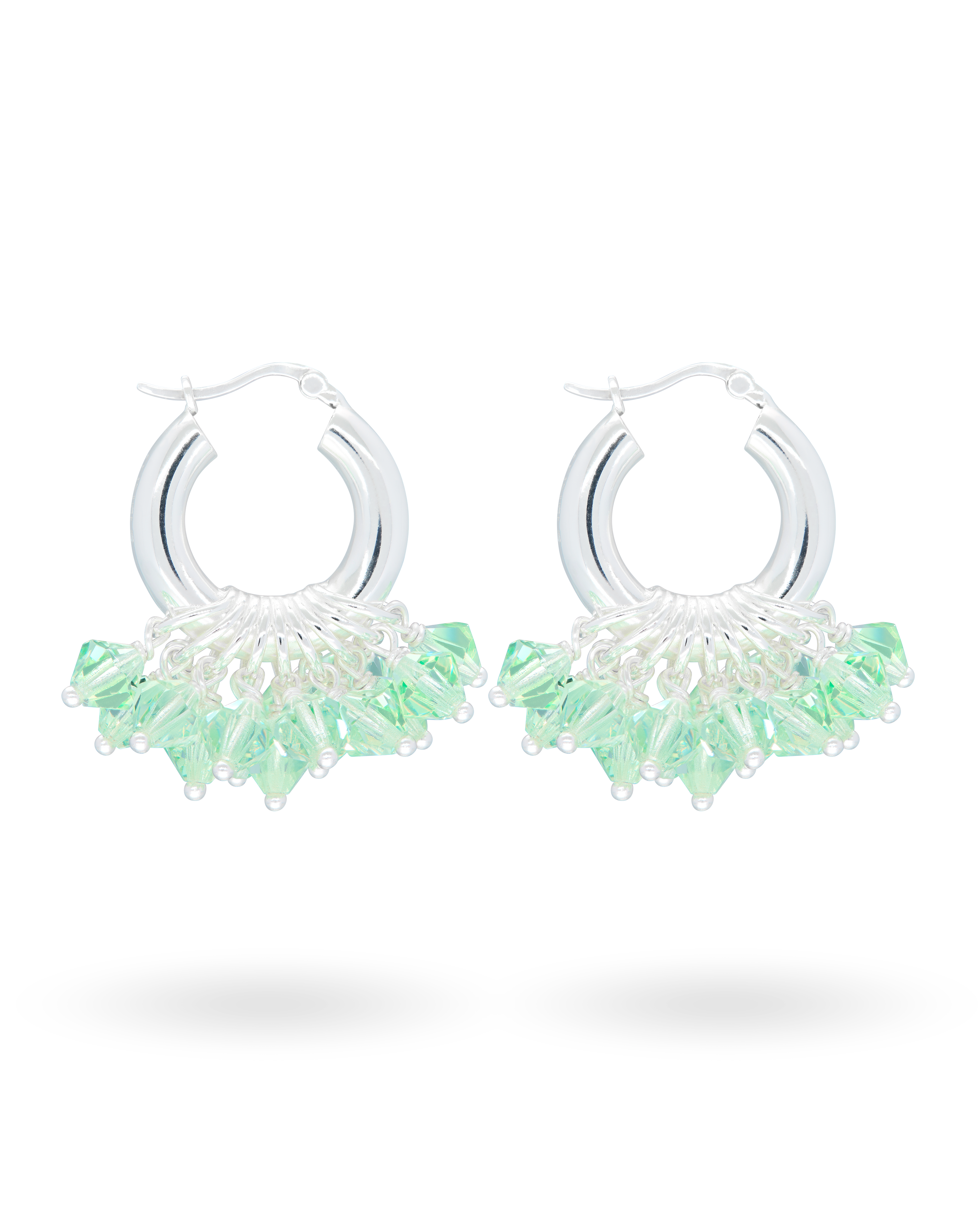 Garden Goddess Earrings in Silver