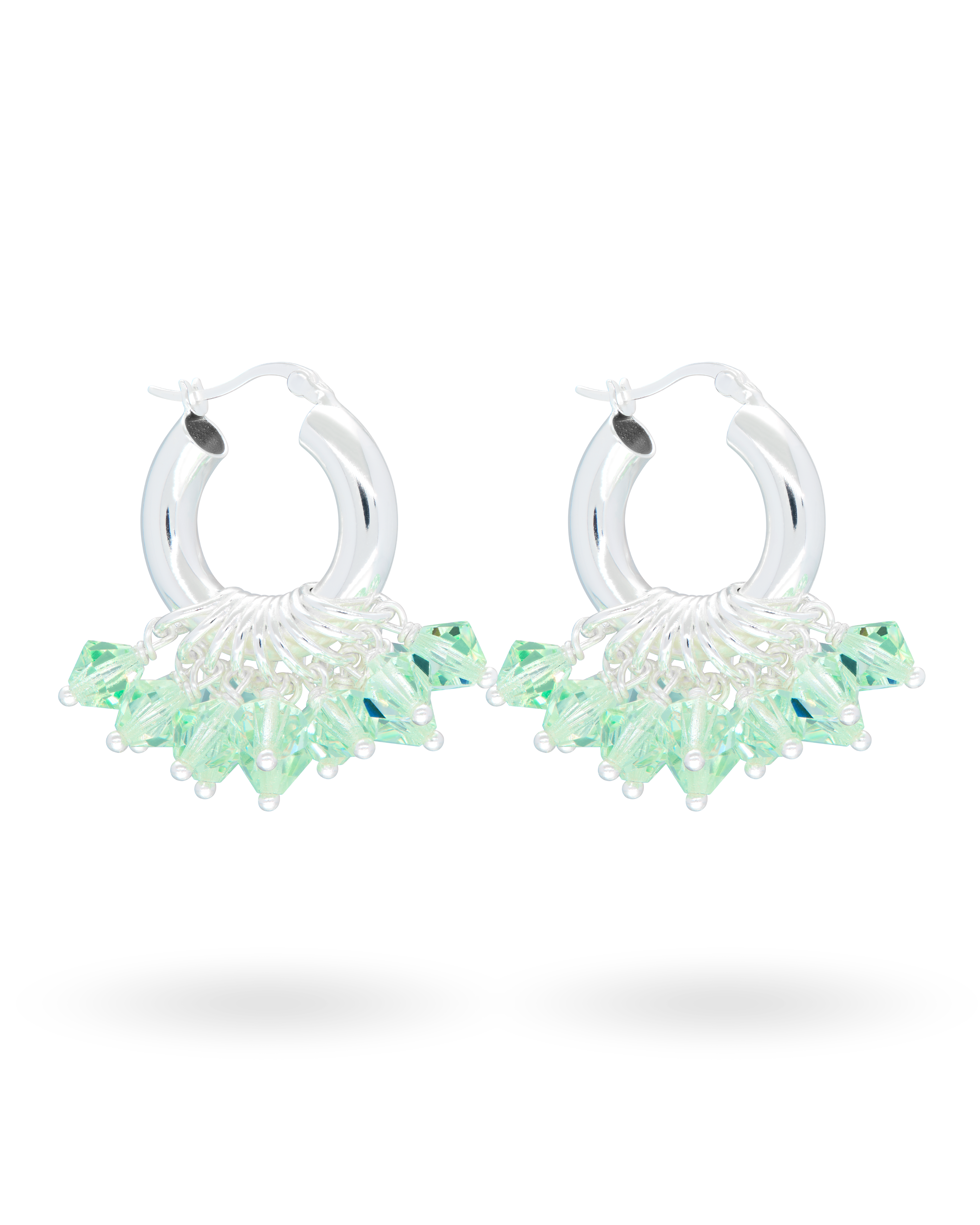 Garden Goddess Earrings in Silver