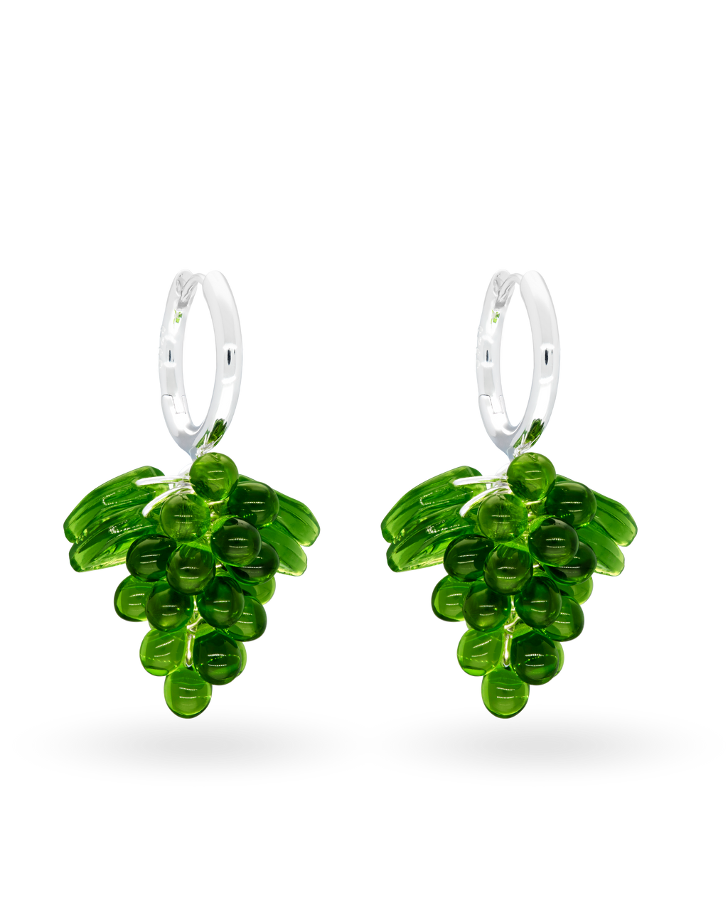 Grape Jelly Earrings in Silver