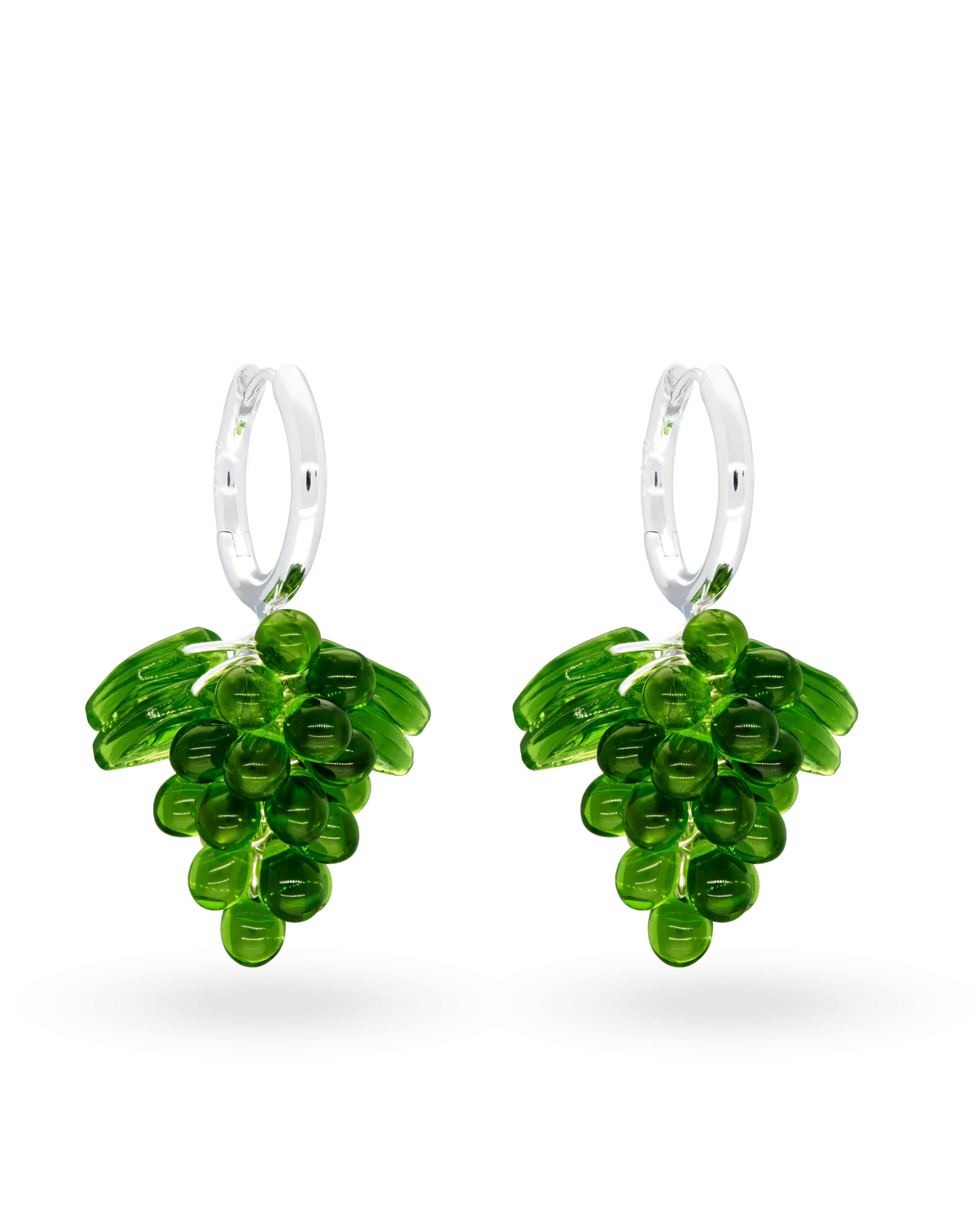 Grape Jelly Earrings in Silver