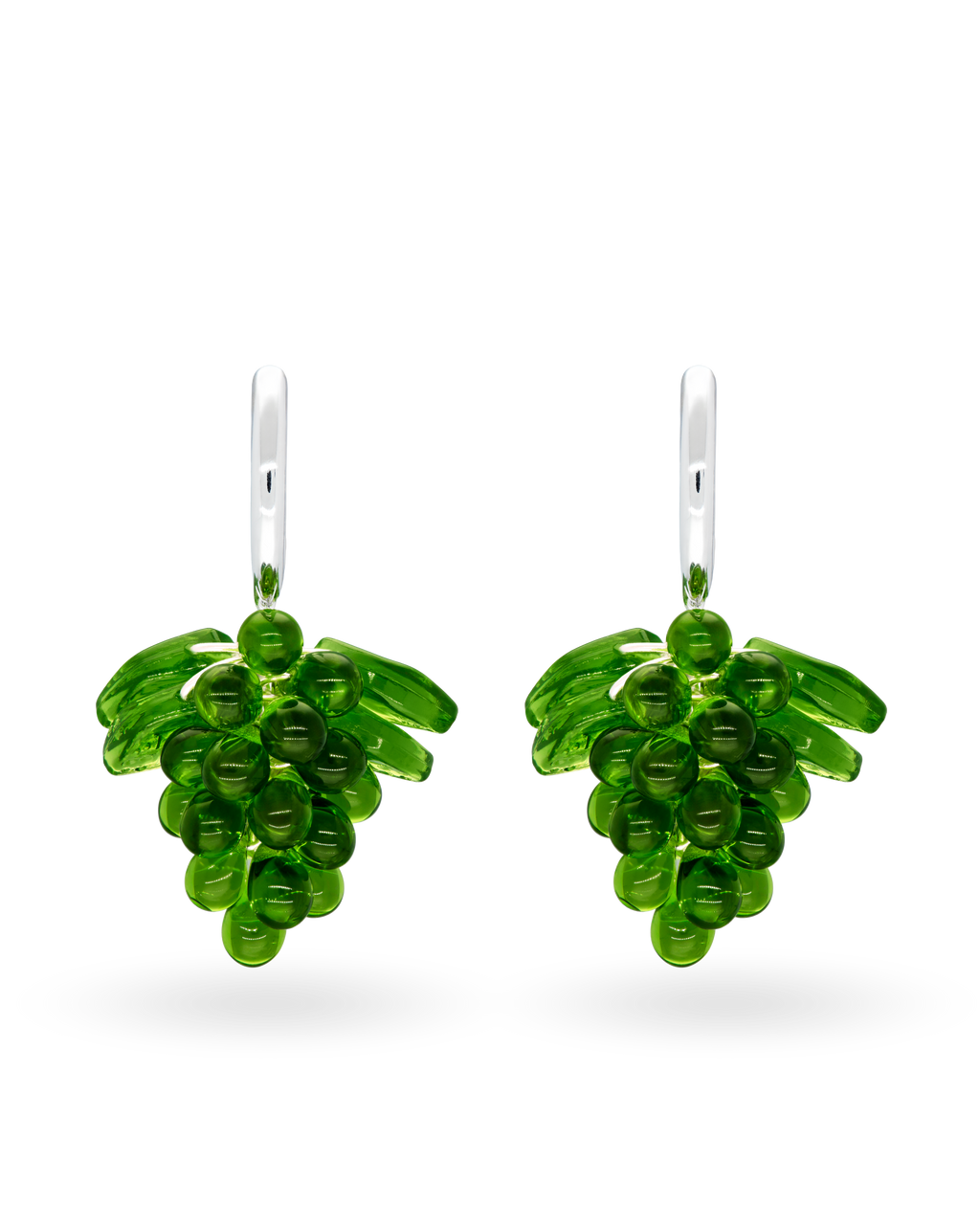 Grape Jelly Earrings in Silver