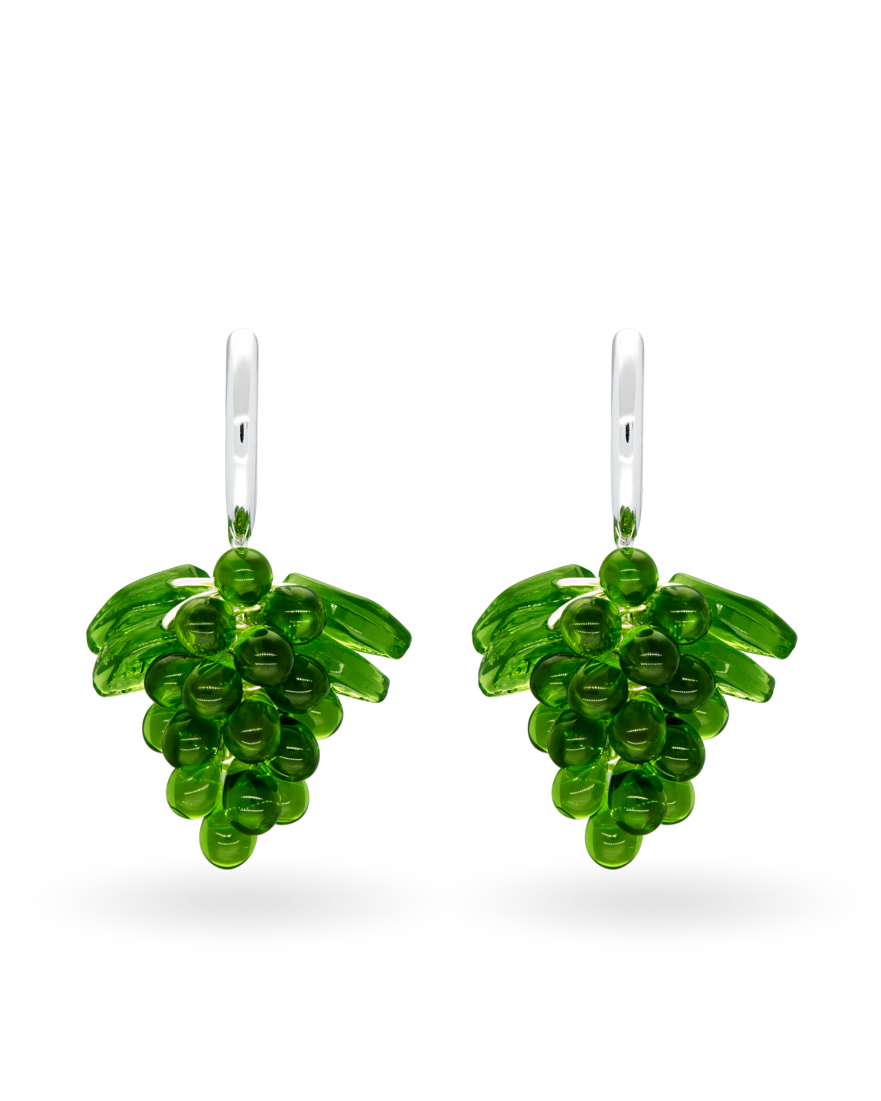 Grape Jelly Earrings in Silver