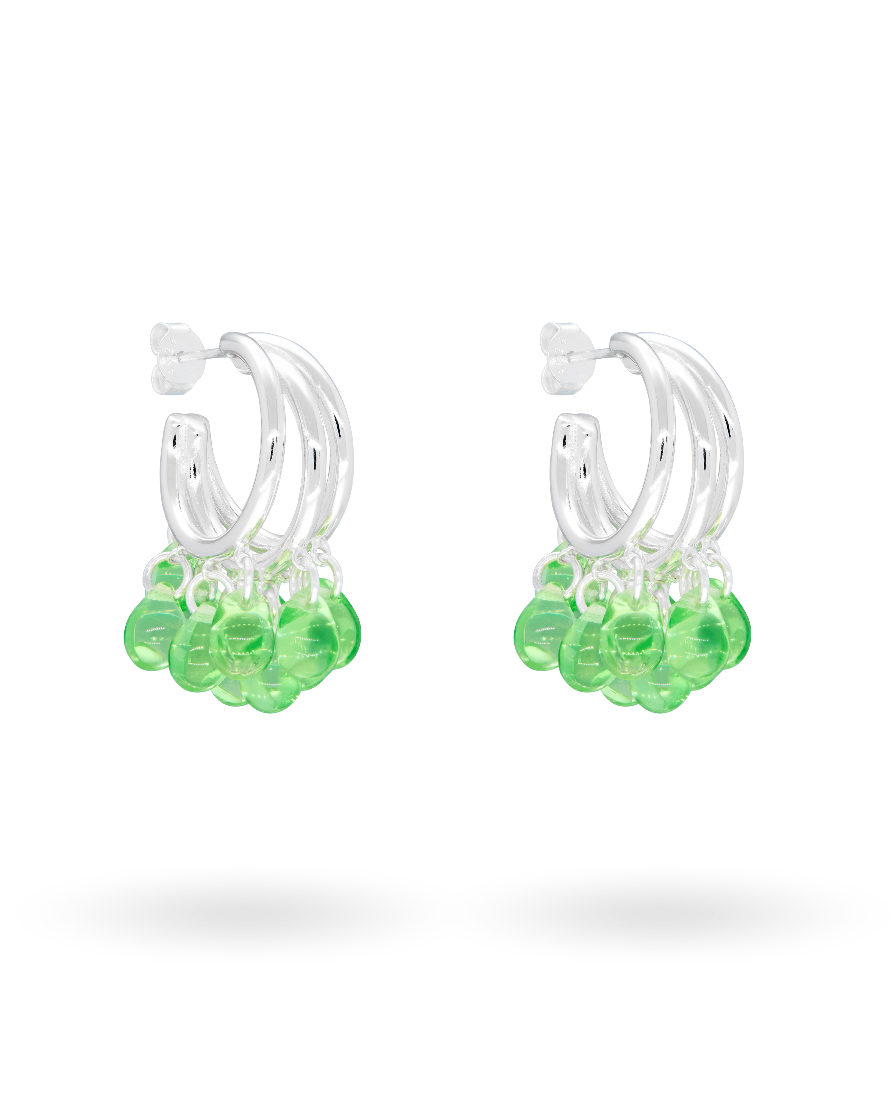 Hazy Dayz Earrings in Silver