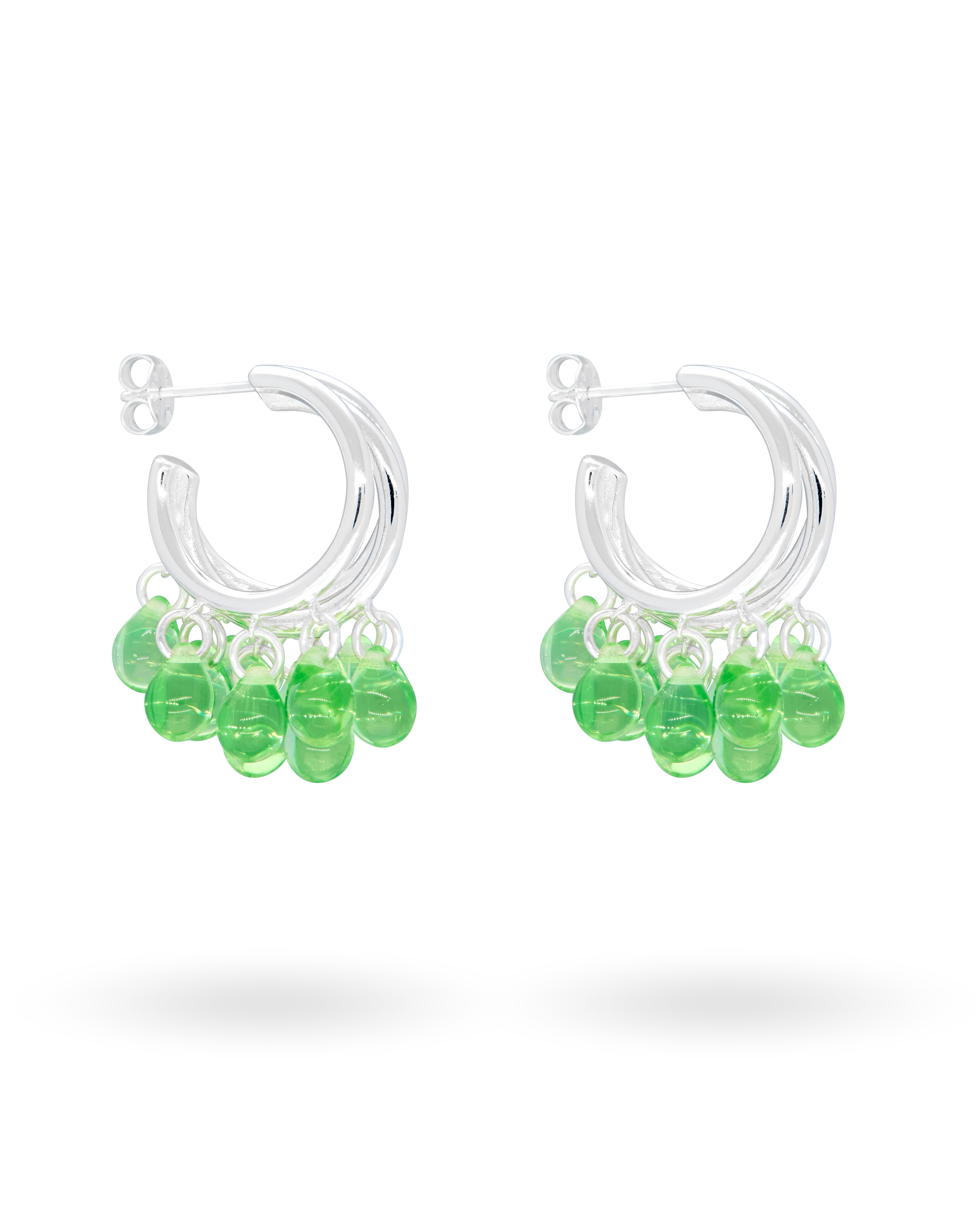 Hazy Dayz Earrings in Silver