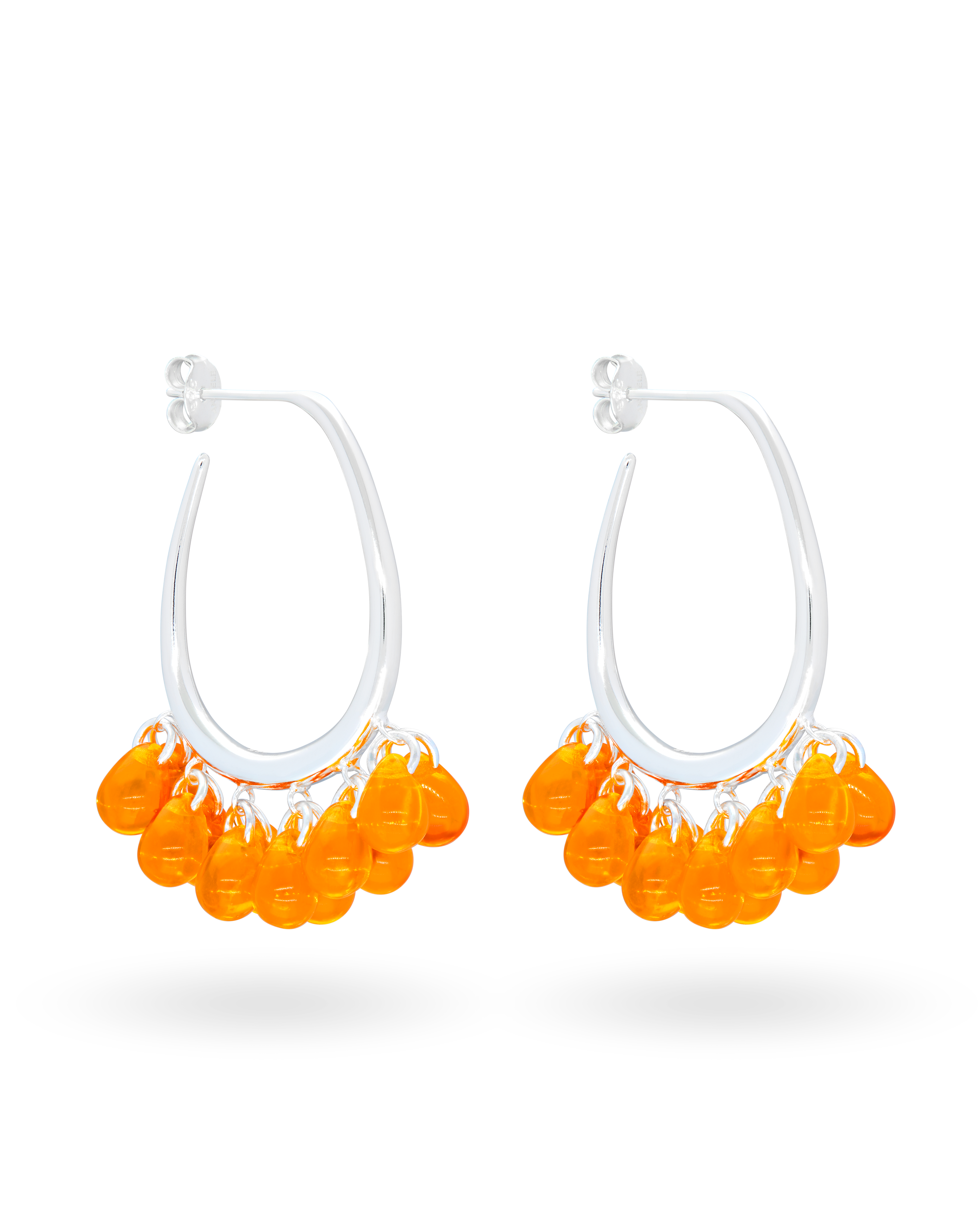 Heatwaves Earrings in Silver