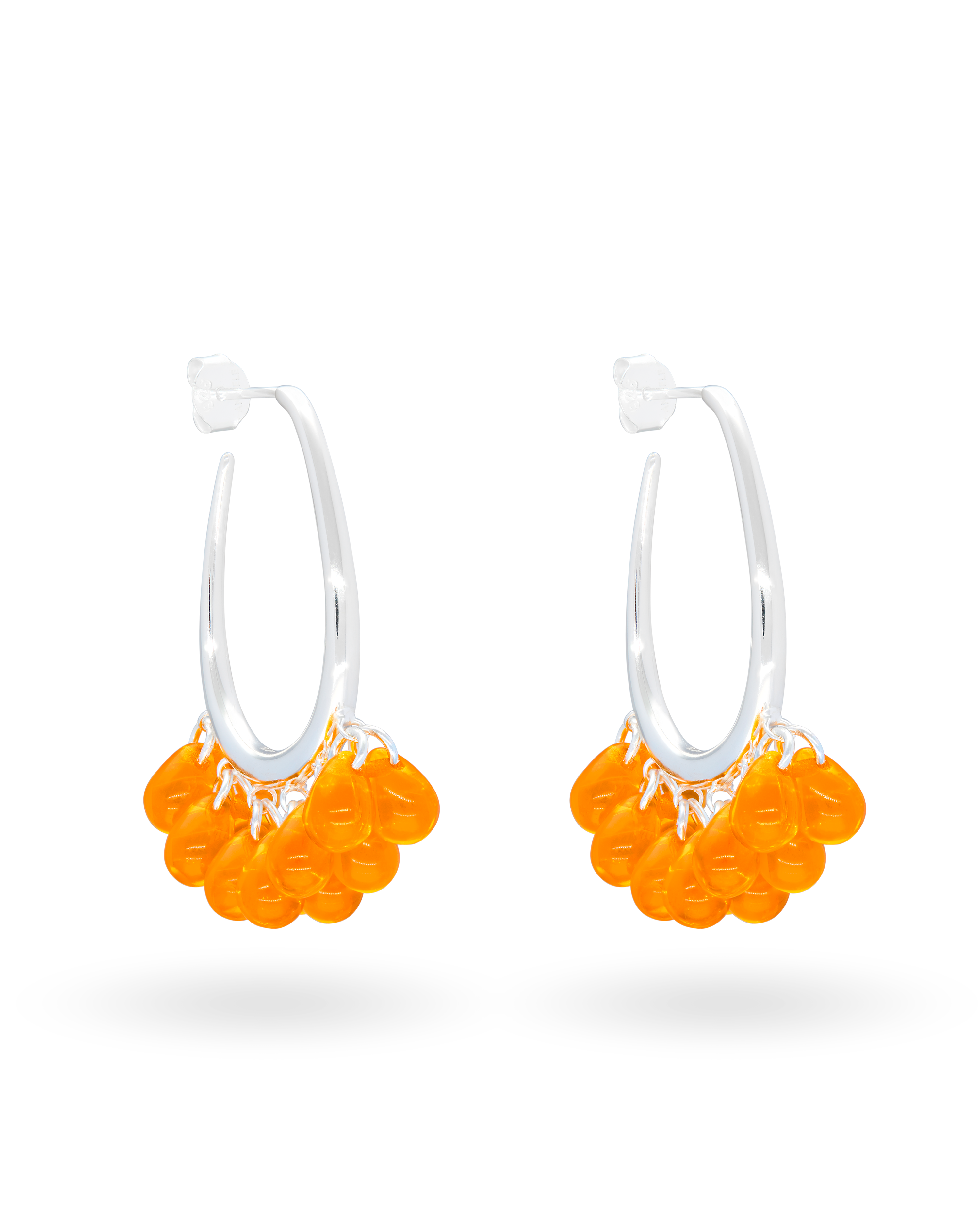 Heatwaves Earrings in Silver