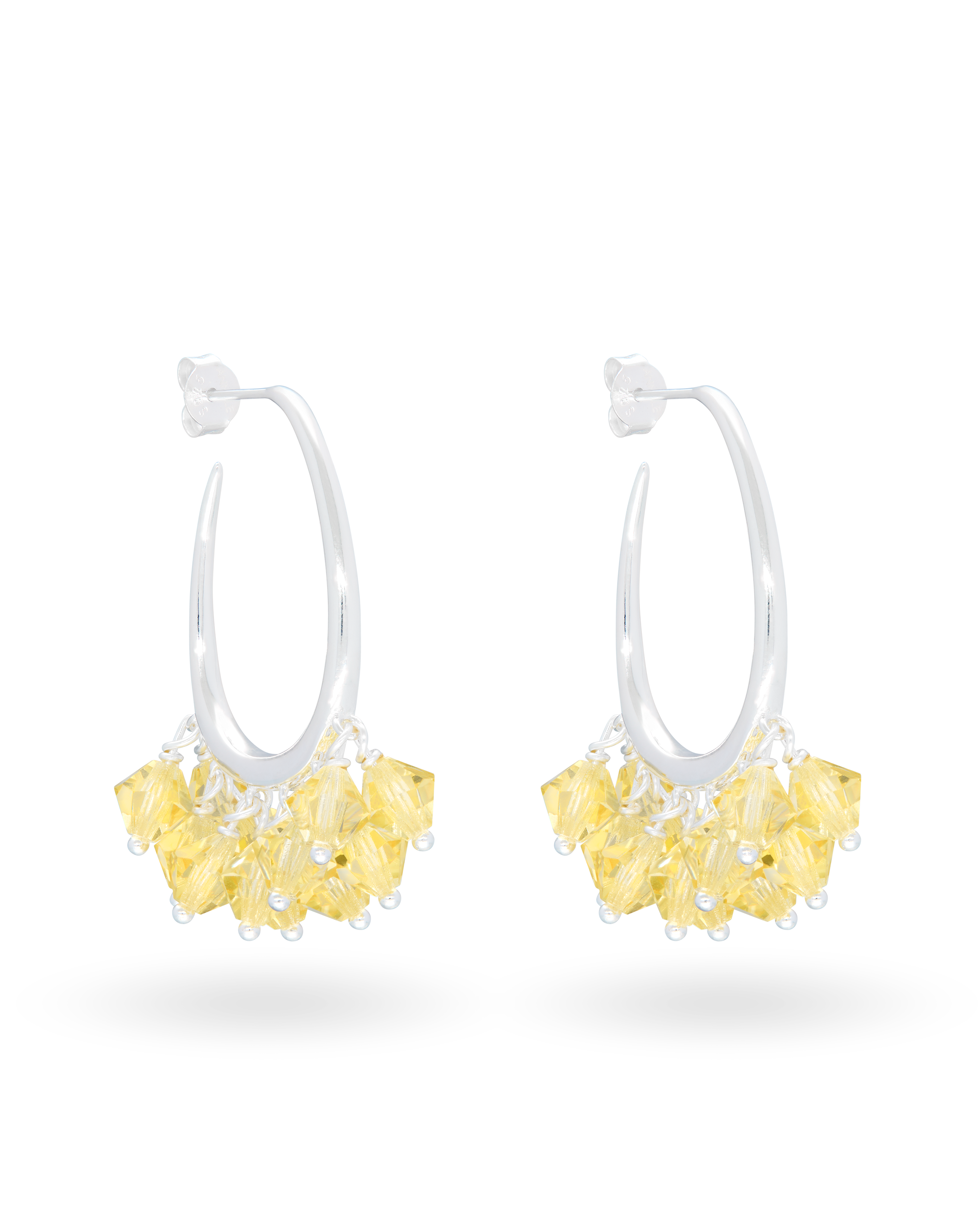 Honeydew Dew Earrings in Silver
