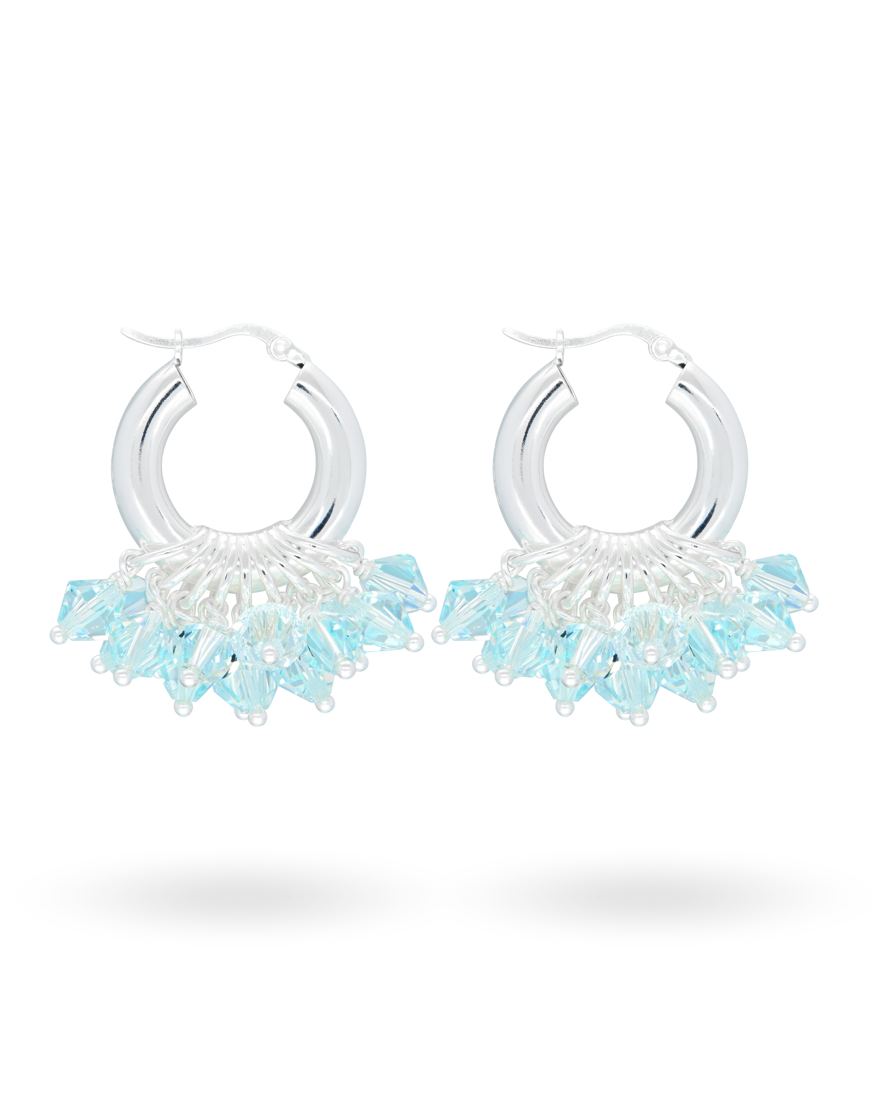 Ice Ice Baby Earrings in Silver
