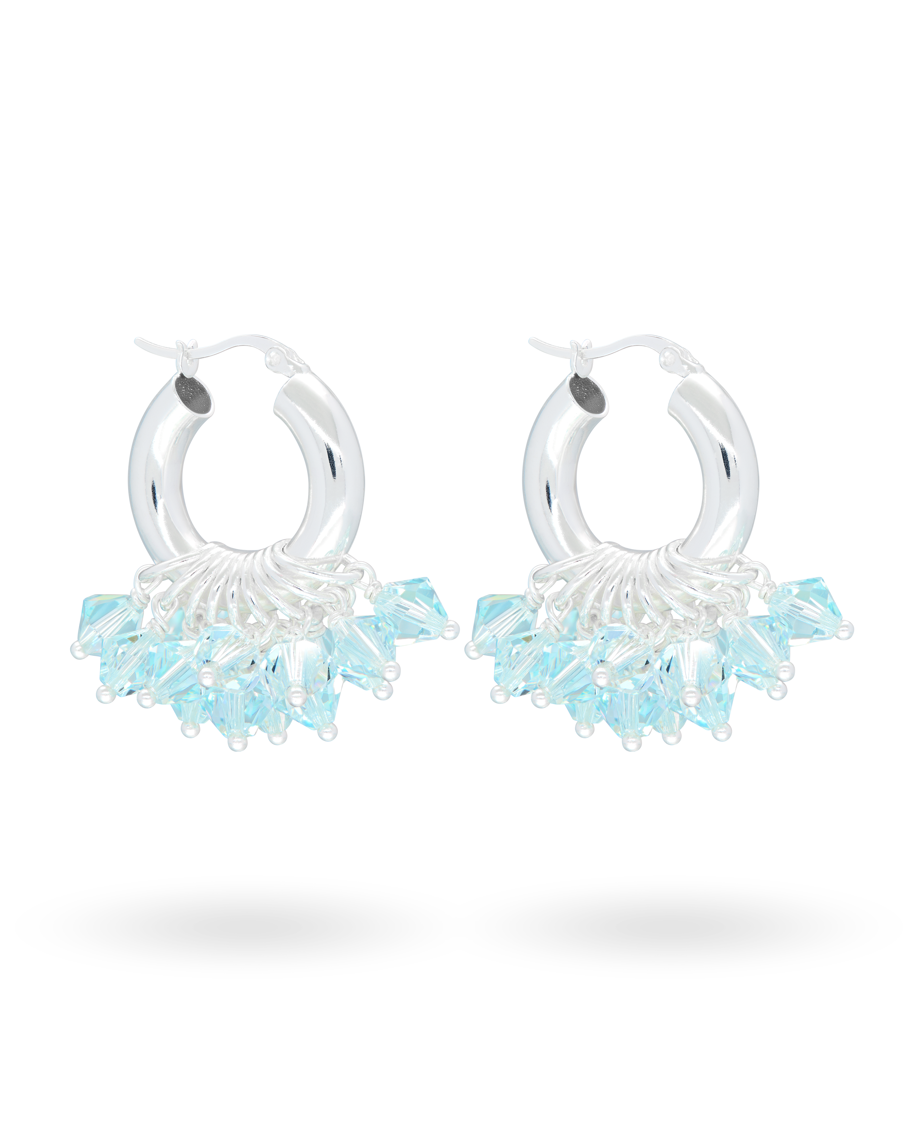 Ice Ice Baby Earrings in Silver