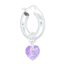 Lonely Hearts Club Earrings in Silver