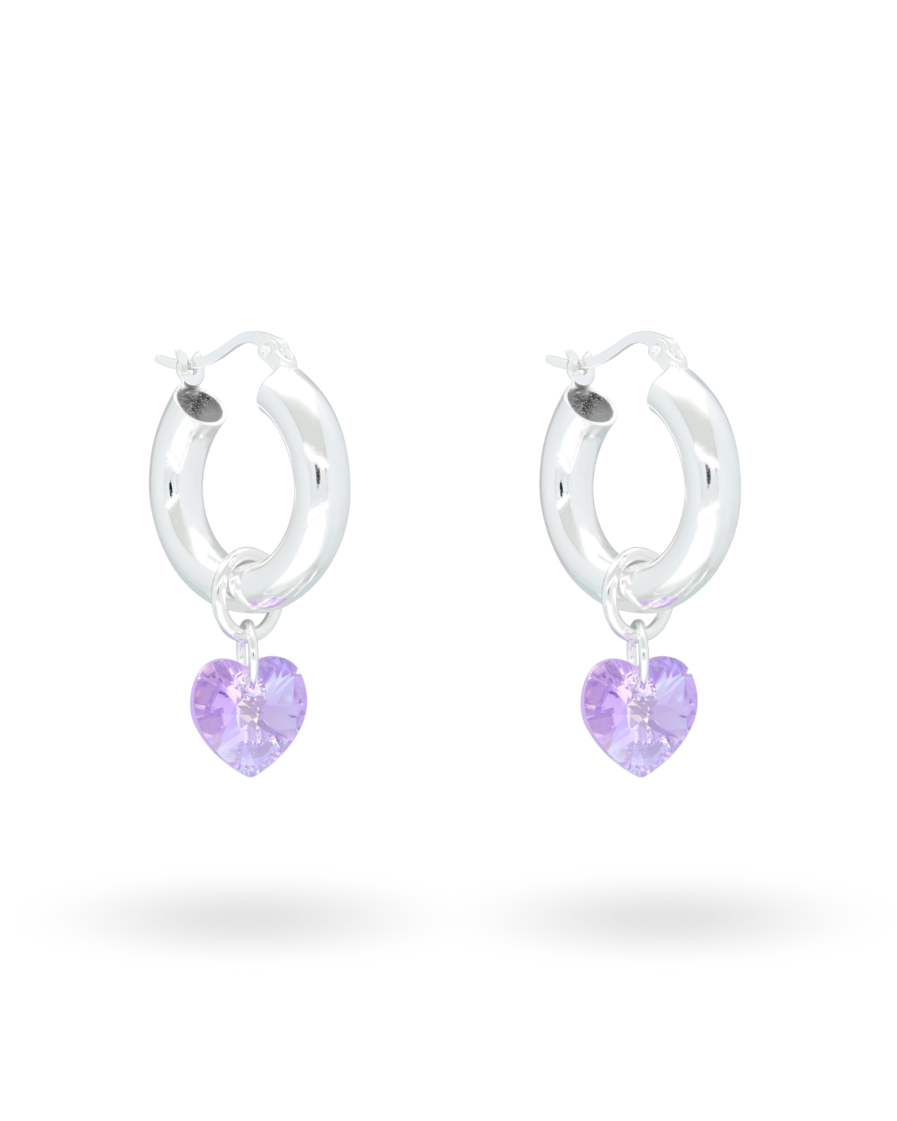 Lonely Hearts Club Earrings in Silver